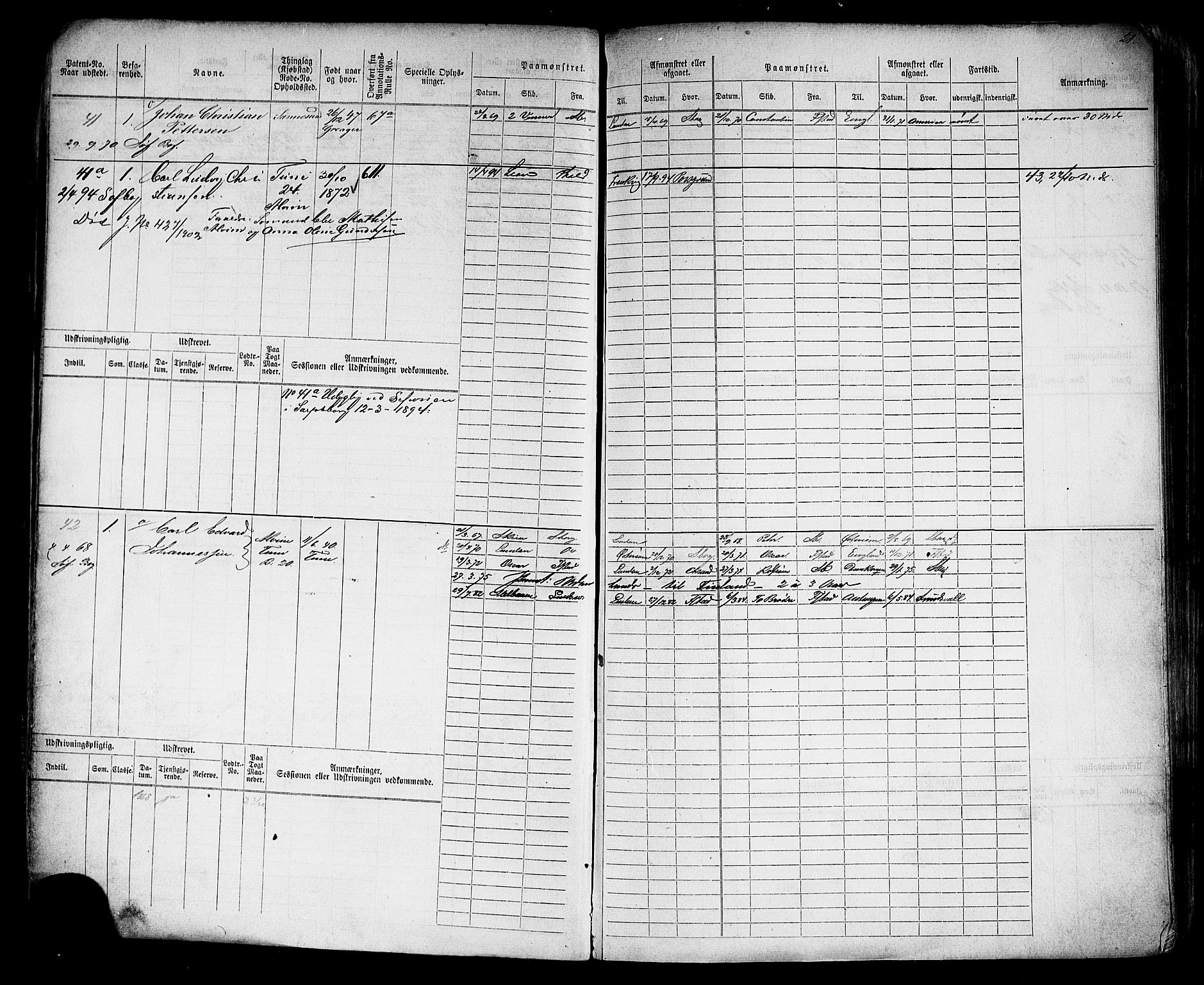 Sarpsborg mønstringskontor, AV/SAO-A-10569c/F/Fc/Fcb/L0003: Hovedrulle, 1860-1881, p. 24