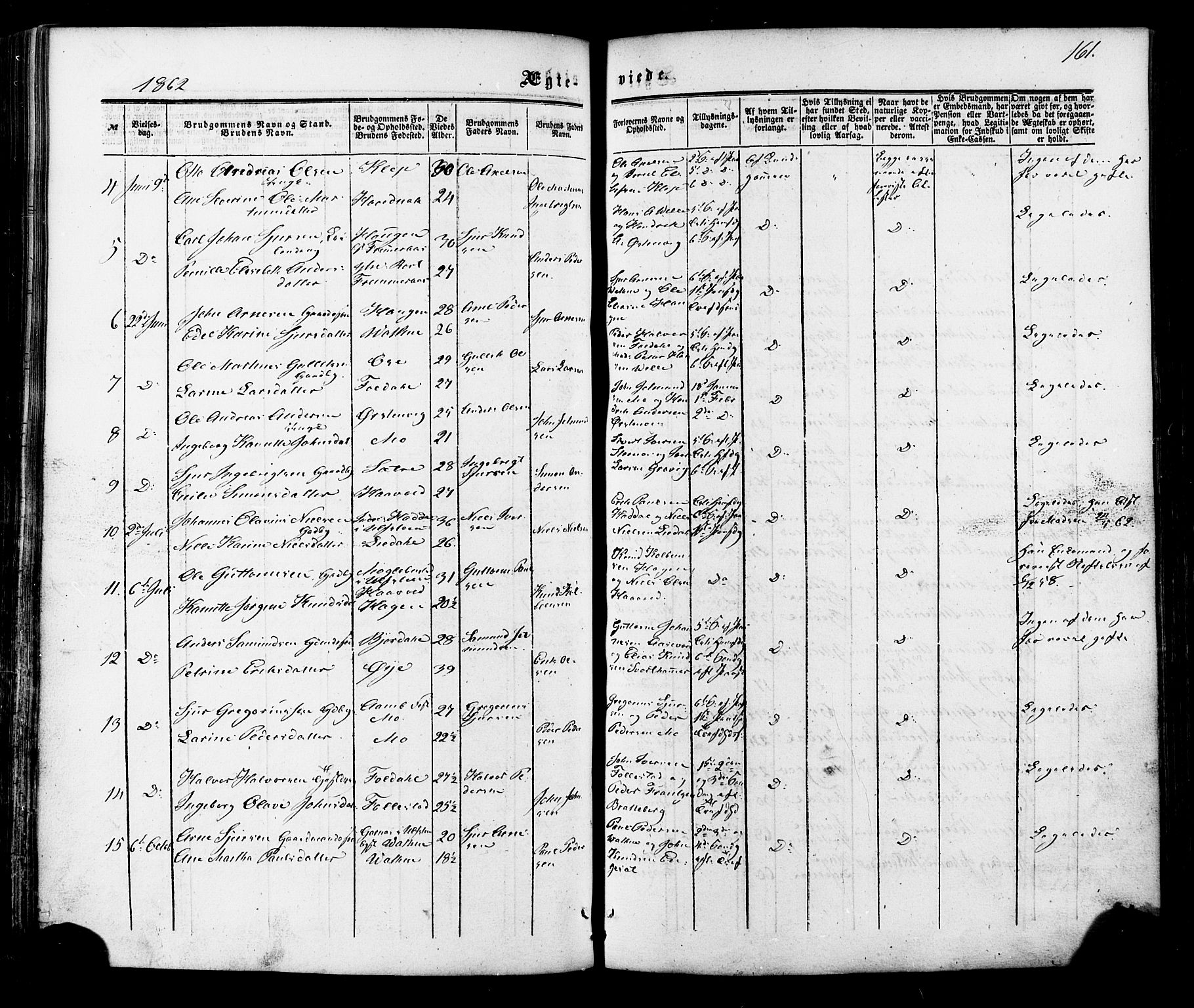 Ministerialprotokoller, klokkerbøker og fødselsregistre - Møre og Romsdal, AV/SAT-A-1454/513/L0175: Parish register (official) no. 513A02, 1856-1877, p. 161