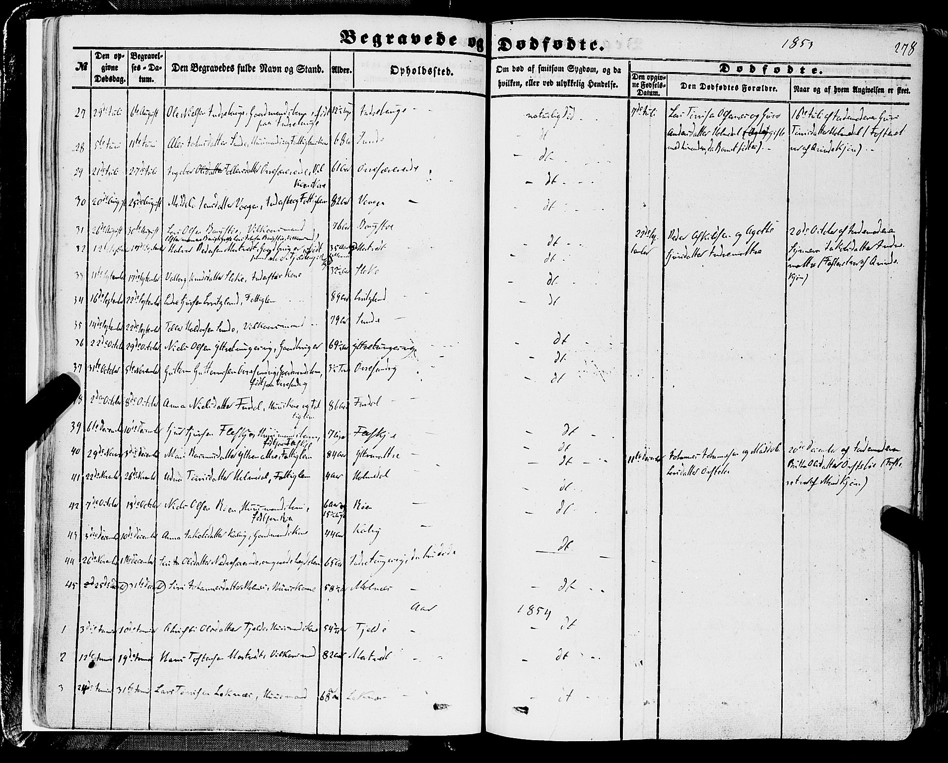 Skånevik sokneprestembete, SAB/A-77801/H/Haa: Parish register (official) no. A 5II, 1848-1869, p. 278
