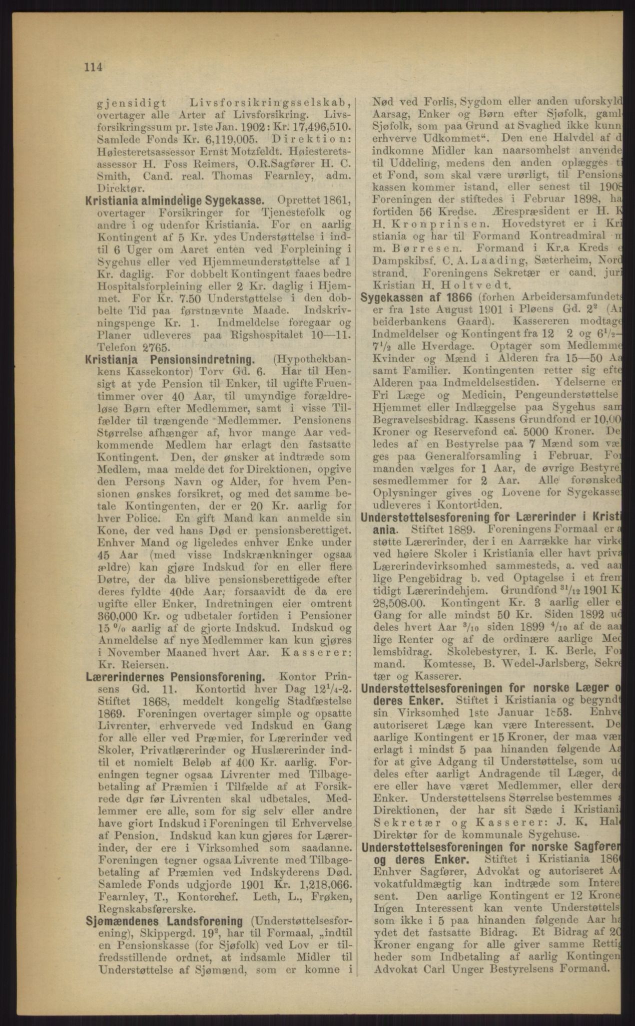 Kristiania/Oslo adressebok, PUBL/-, 1903, p. 114