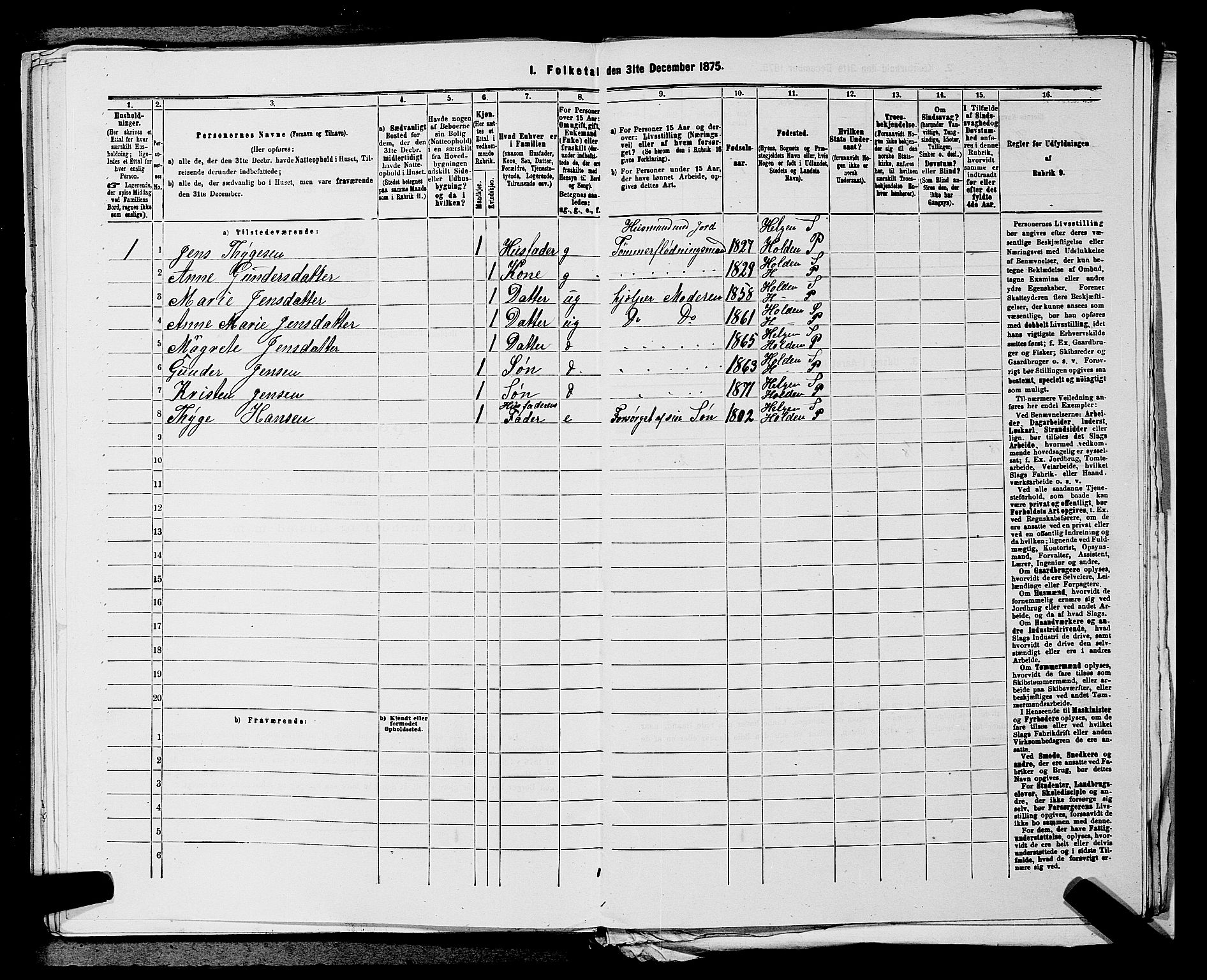 SAKO, 1875 census for 0819P Holla, 1875, p. 682