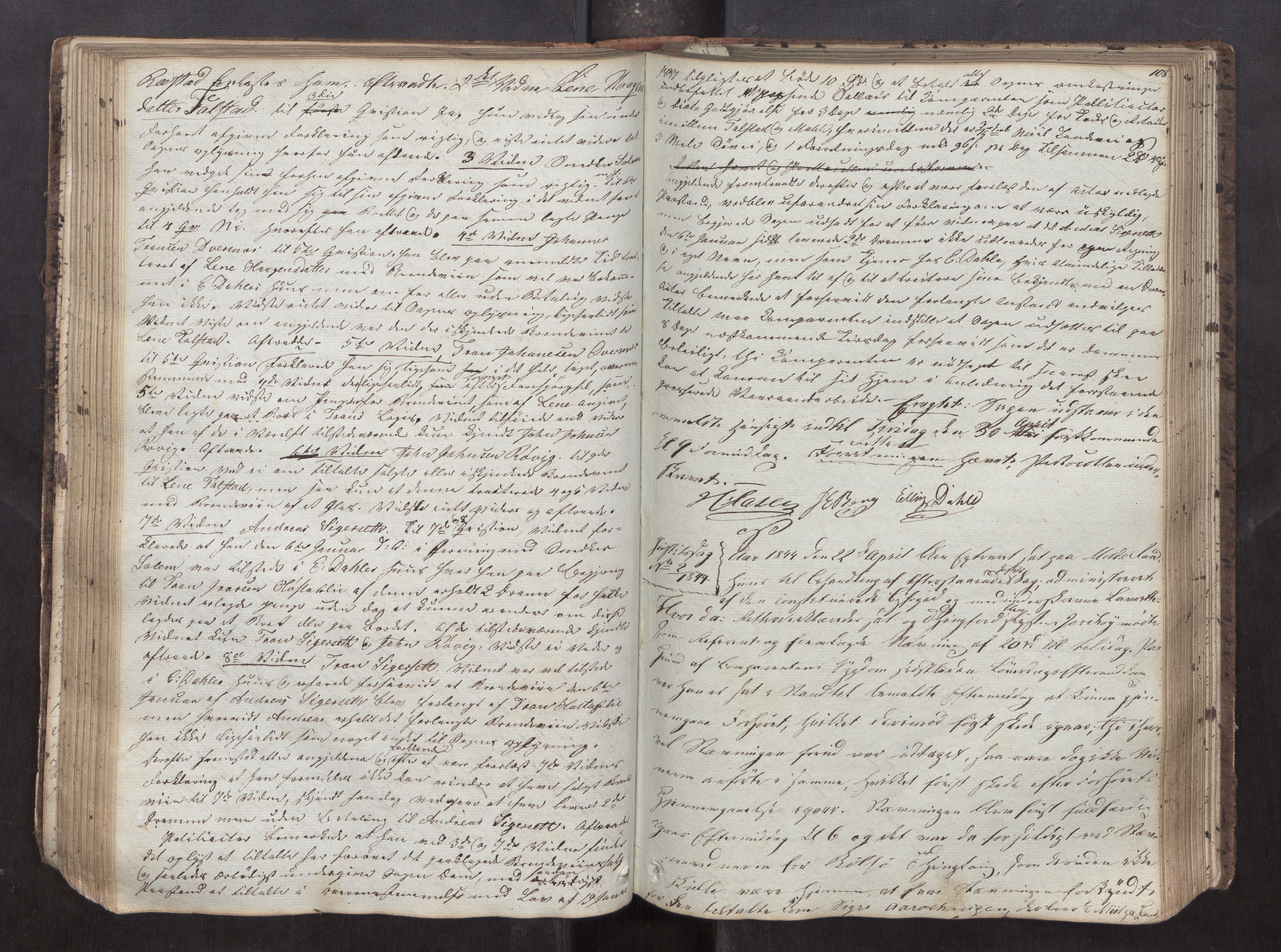 Molde byfogd, AV/SAT-A-0025/1/1A/L0004: Justisprotokoll, 1841-1846, p. 107b-108a
