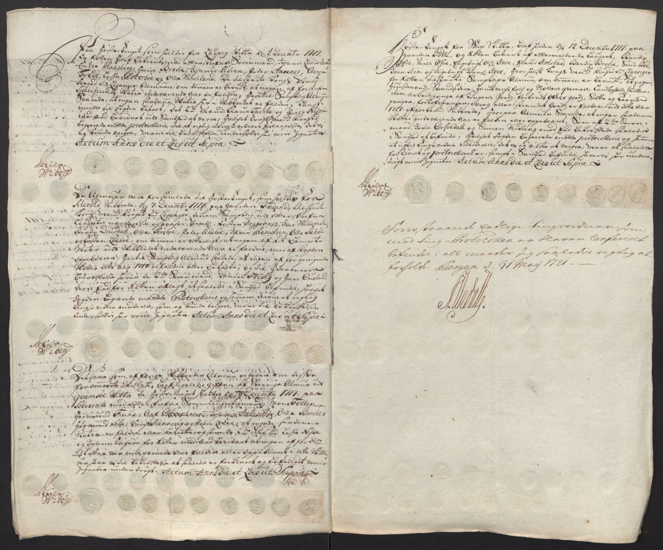 Rentekammeret inntil 1814, Reviderte regnskaper, Fogderegnskap, RA/EA-4092/R52/L3321: Fogderegnskap Sogn, 1717-1718, p. 32