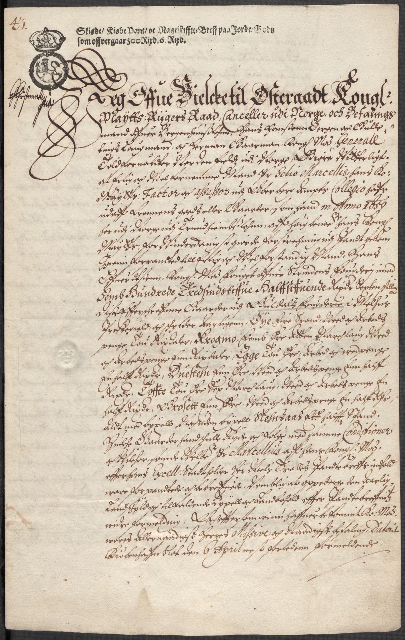 Rentekammeret, Kammerkanselliet, RA/EA-3111/G/Gg/Ggj/Ggja/L0002: Skjøter utstedt av myndigheter i Norge og senere ombyttet med kongelige konfirmasjonsskjøter, 1670-1687, p. 214