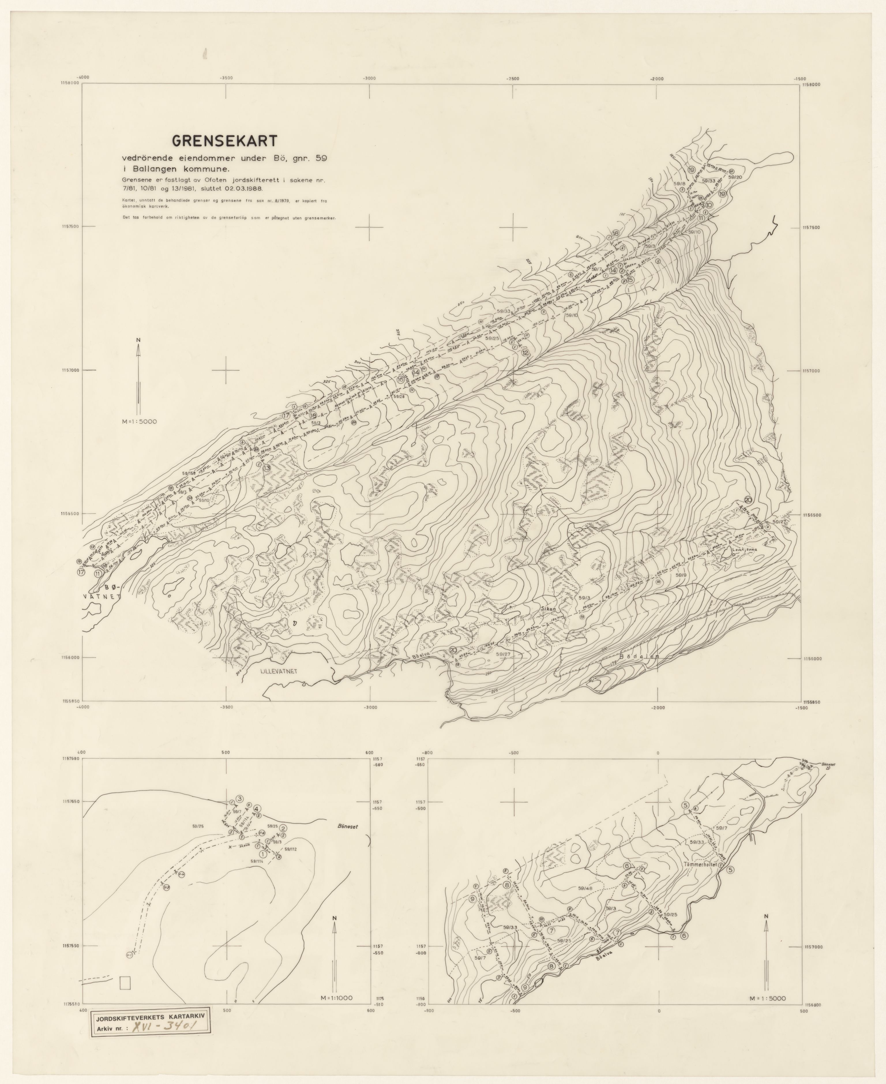 Jordskifteverkets kartarkiv, AV/RA-S-3929/T, 1859-1988, p. 4416