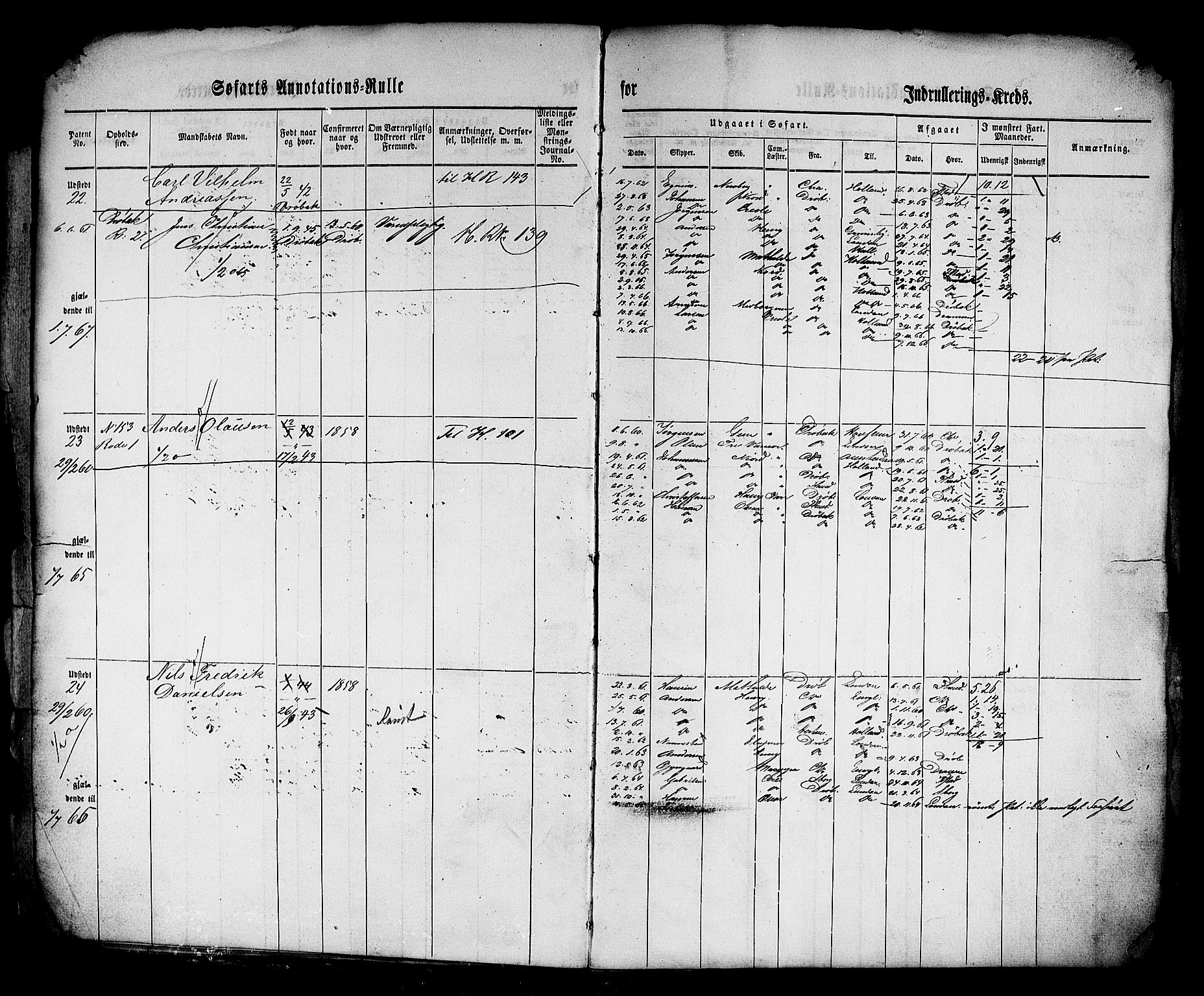 Drøbak mønstringskontor, AV/SAO-A-10569f/F/Fc/Fca/L0001: Patent nr. 1-273, 1860, p. 11