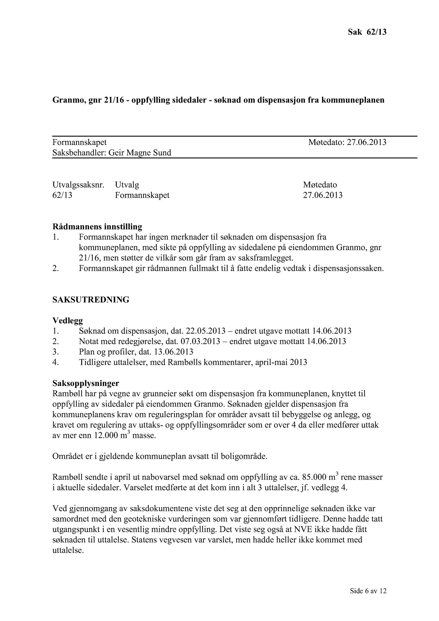 Klæbu Kommune, TRKO/KK/02-FS/L006: Formannsskapet - Møtedokumenter, 2013, p. 1326