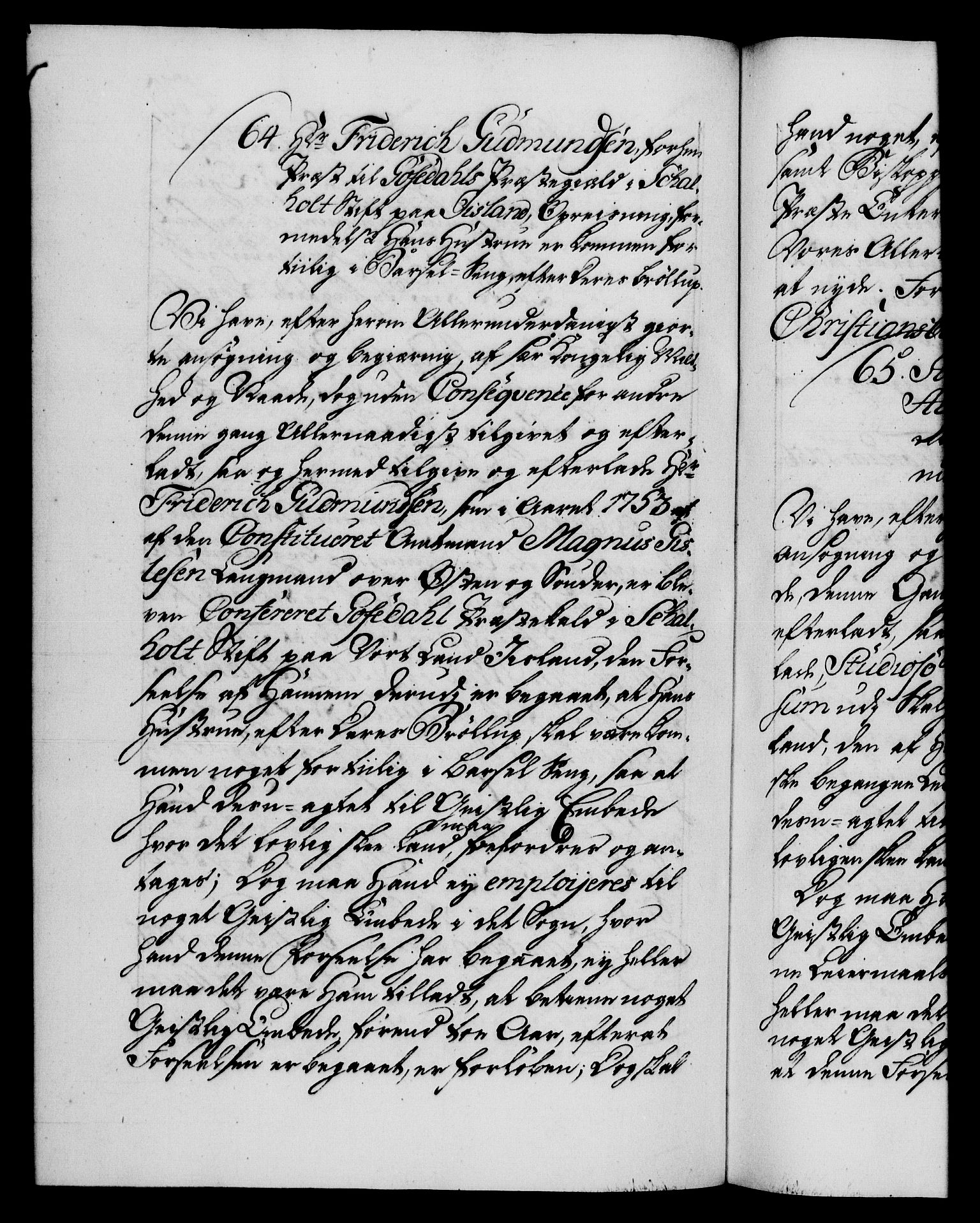 Danske Kanselli 1572-1799, AV/RA-EA-3023/F/Fc/Fca/Fcaa/L0039: Norske registre, 1755-1756, p. 470b