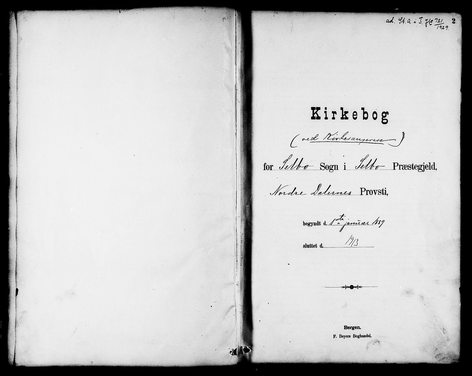 Ministerialprotokoller, klokkerbøker og fødselsregistre - Sør-Trøndelag, SAT/A-1456/695/L1157: Parish register (copy) no. 695C08, 1889-1913, p. 2