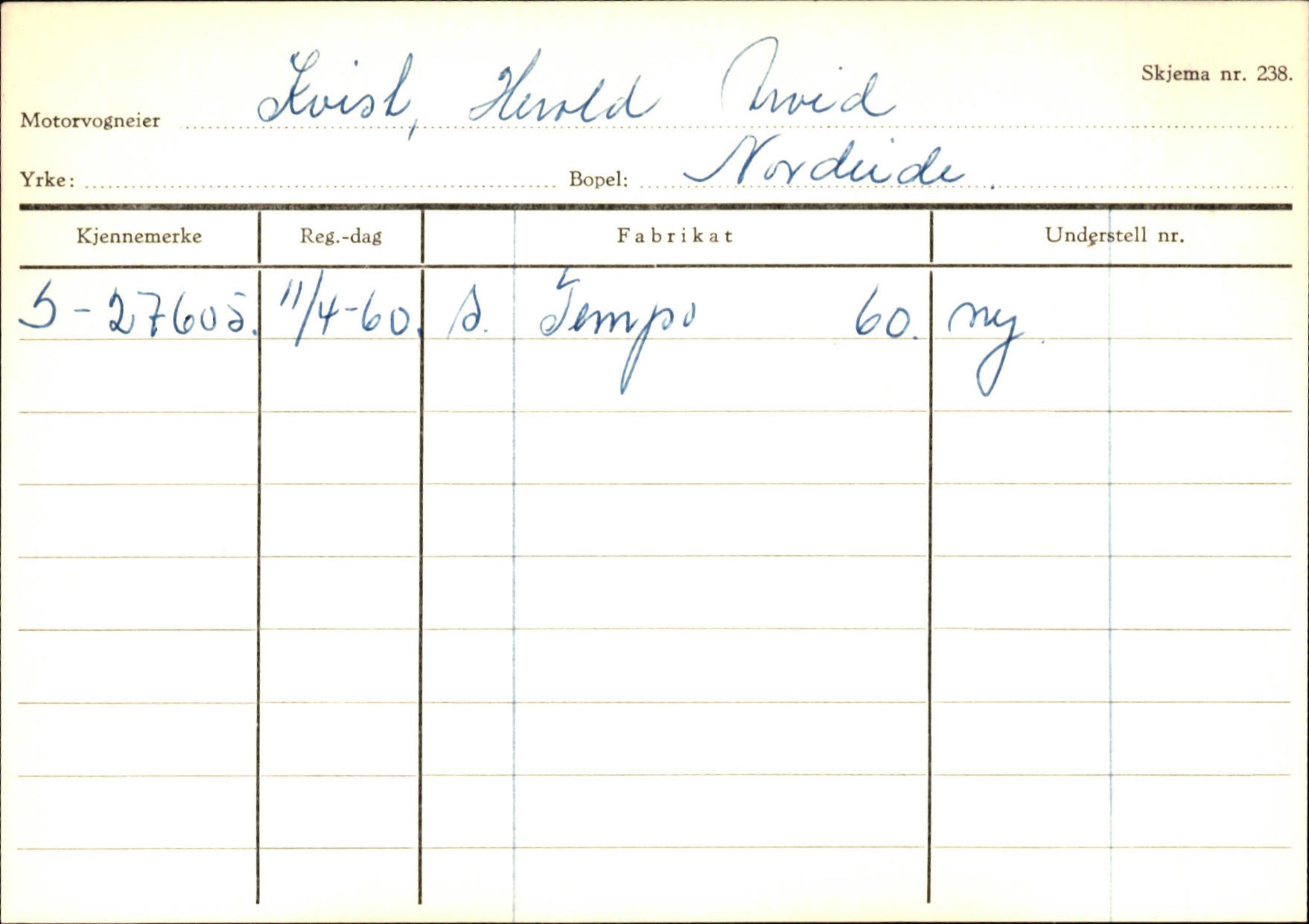 Statens vegvesen, Sogn og Fjordane vegkontor, AV/SAB-A-5301/4/F/L0130: Eigarregister Eid T-Å. Høyanger A-O, 1945-1975, p. 1881