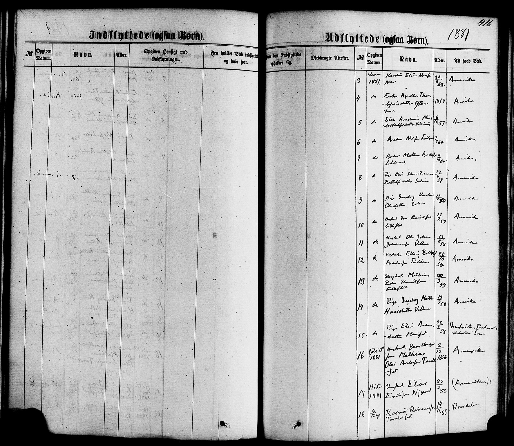 Hornindal sokneprestembete, SAB/A-82401/H/Haa/Haaa/L0002: Parish register (official) no. A 2, 1867-1884, p. 416