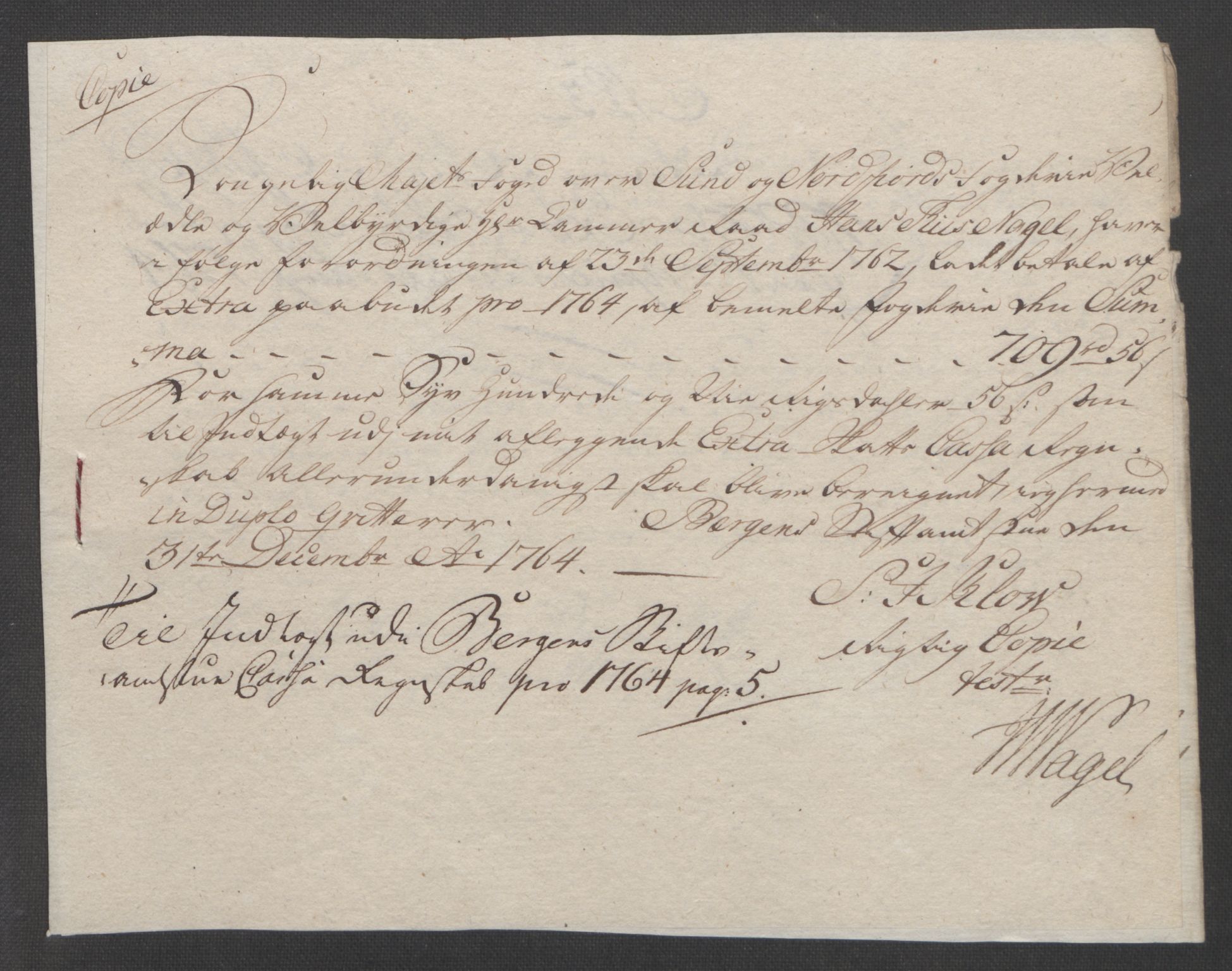 Rentekammeret inntil 1814, Reviderte regnskaper, Fogderegnskap, RA/EA-4092/R53/L3550: Ekstraskatten Sunn- og Nordfjord, 1762-1771, p. 108