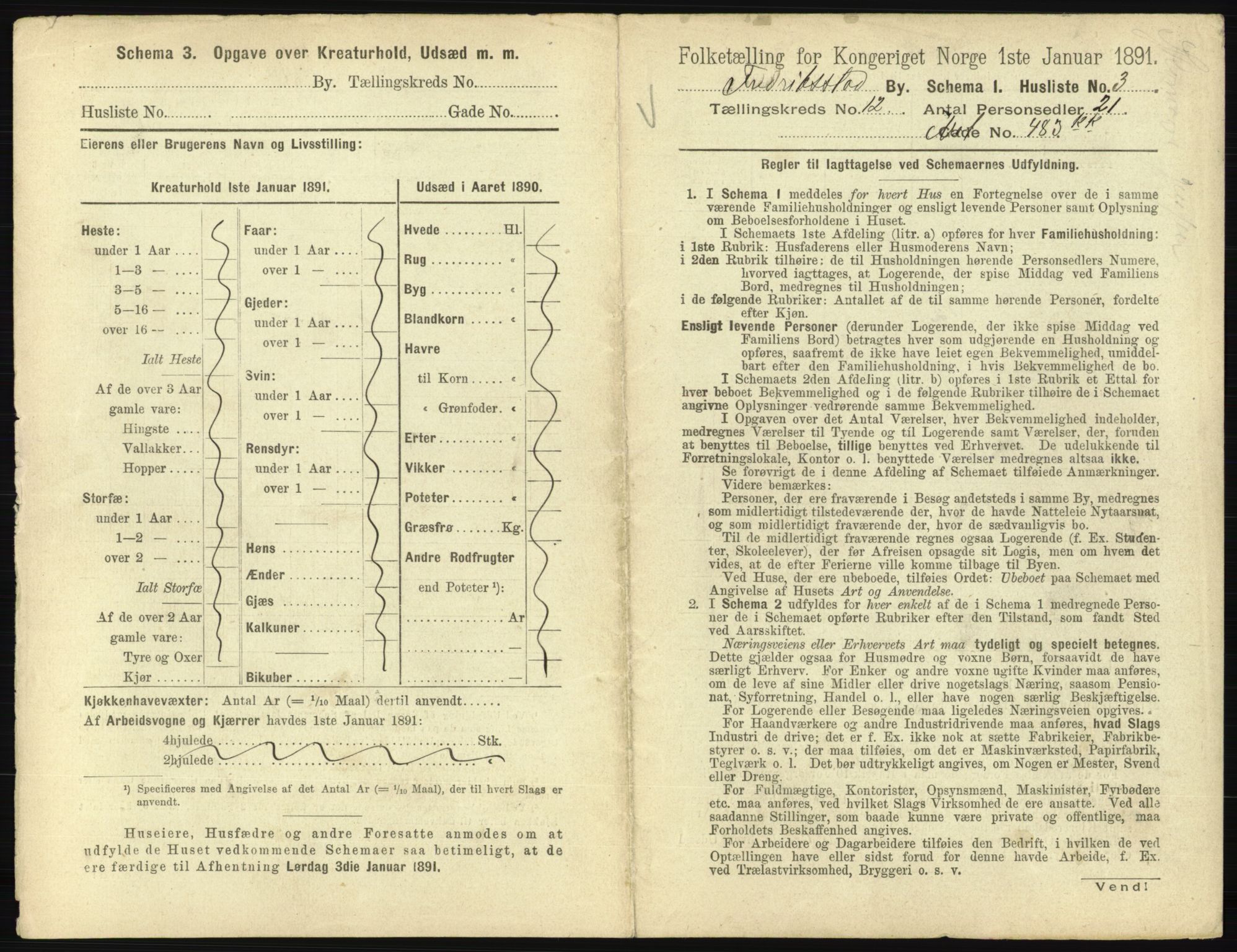 RA, 1891 census for 0103 Fredrikstad, 1891, p. 2294