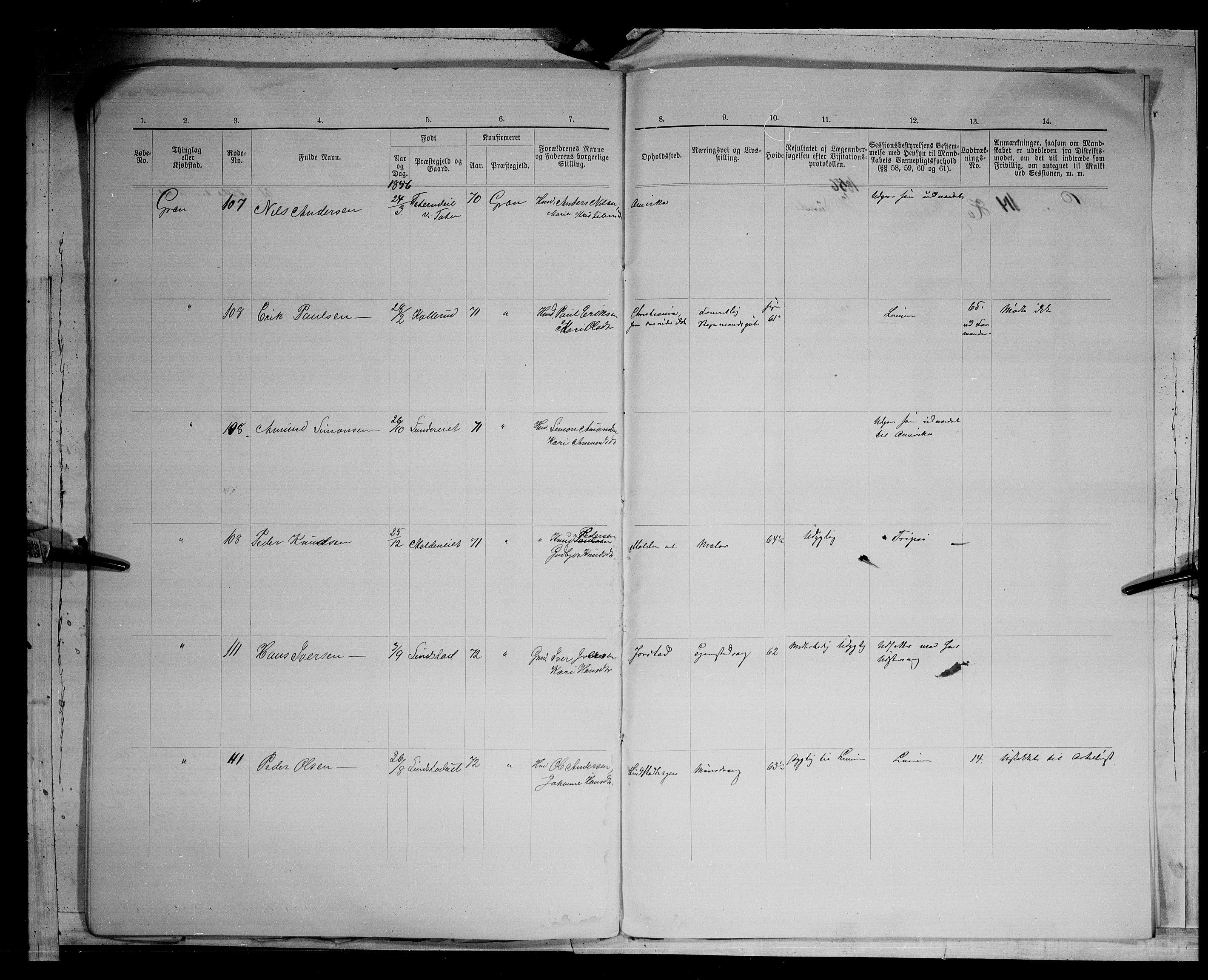 Fylkesmannen i Oppland, AV/SAH-FYO-002/1/K/Kg/L1166: Gran og Jevnaker, 1860-1879, p. 8880