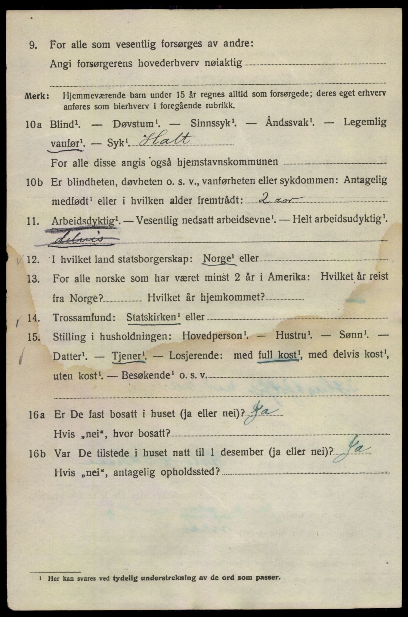 SAO, 1920 census for Kristiania, 1920, p. 458734