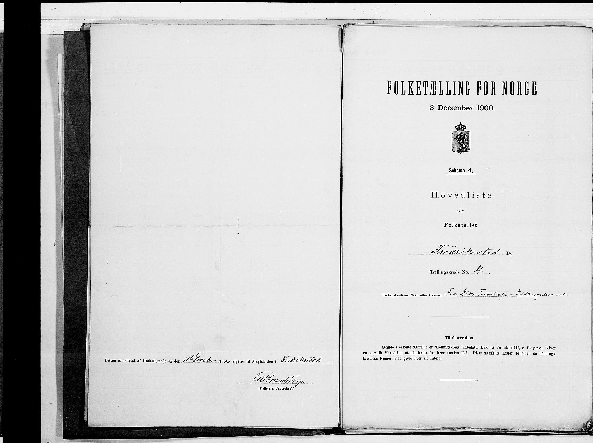 SAO, 1900 census for Fredrikstad, 1900, p. 10