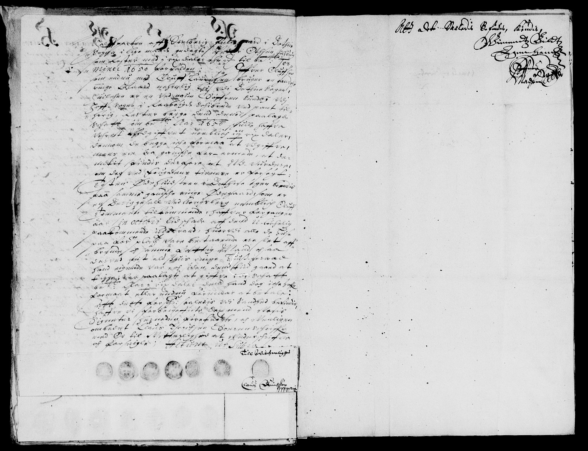 Rentekammeret inntil 1814, Reviderte regnskaper, Lensregnskaper, AV/RA-EA-5023/R/Rb/Rbo/L0030: Tønsberg len, 1650-1652