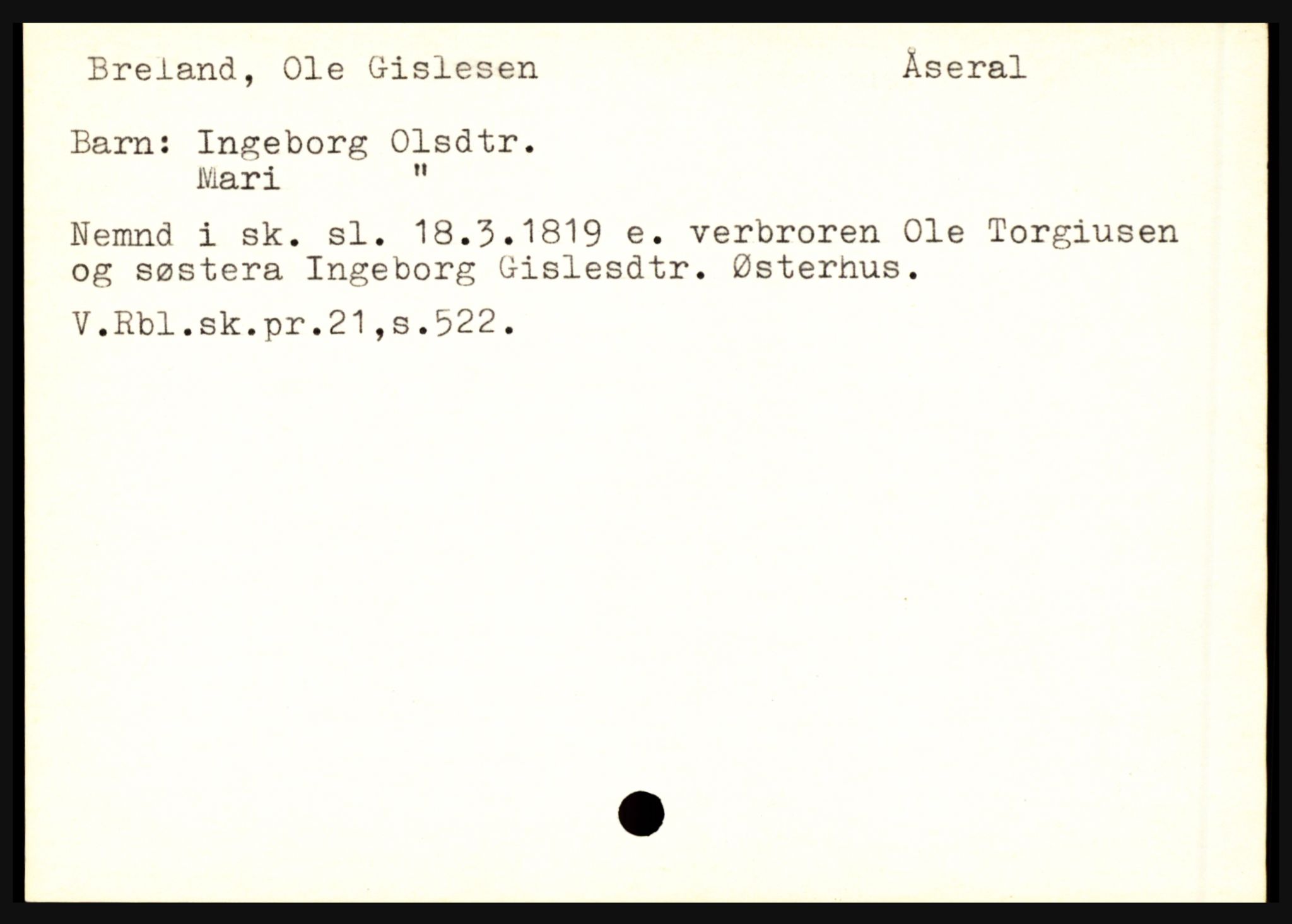 Setesdal sorenskriveri, AV/SAK-1221-0011/H, p. 1325