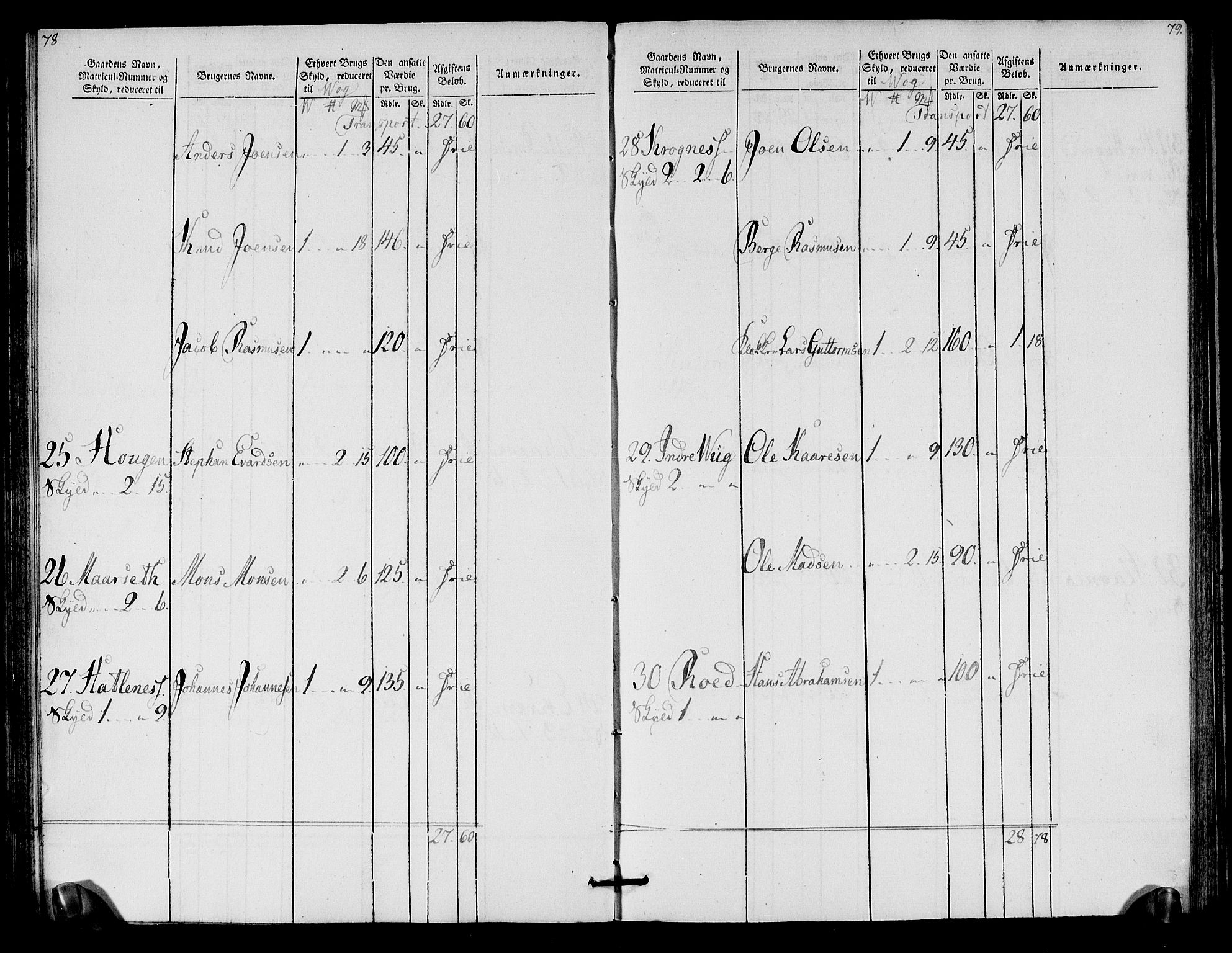 Rentekammeret inntil 1814, Realistisk ordnet avdeling, AV/RA-EA-4070/N/Ne/Nea/L0125b: Sunnmøre fogderi. Oppebørselsregister for fogderiets søndre del, 1803, p. 41