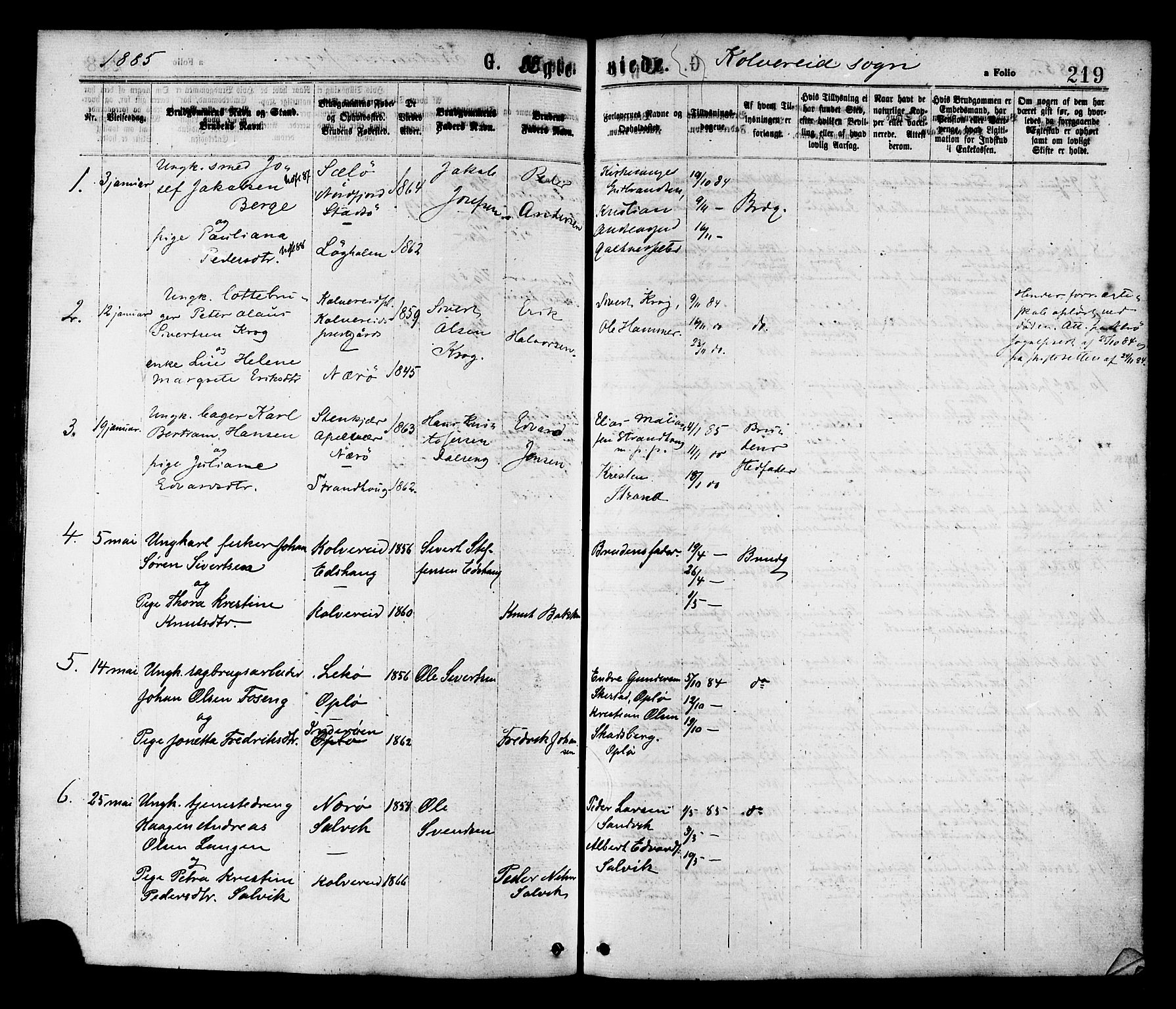 Ministerialprotokoller, klokkerbøker og fødselsregistre - Nord-Trøndelag, AV/SAT-A-1458/780/L0642: Parish register (official) no. 780A07 /1, 1874-1885, p. 219