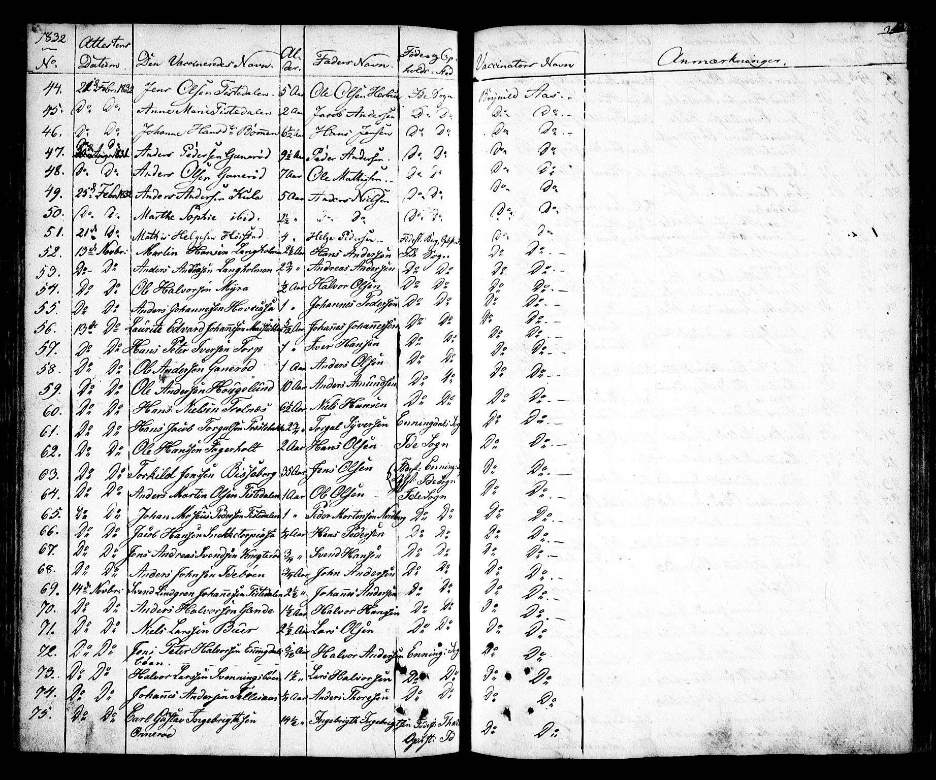 Idd prestekontor Kirkebøker, AV/SAO-A-10911/F/Fc/L0003: Parish register (official) no. III 3, 1832-1847, p. 353