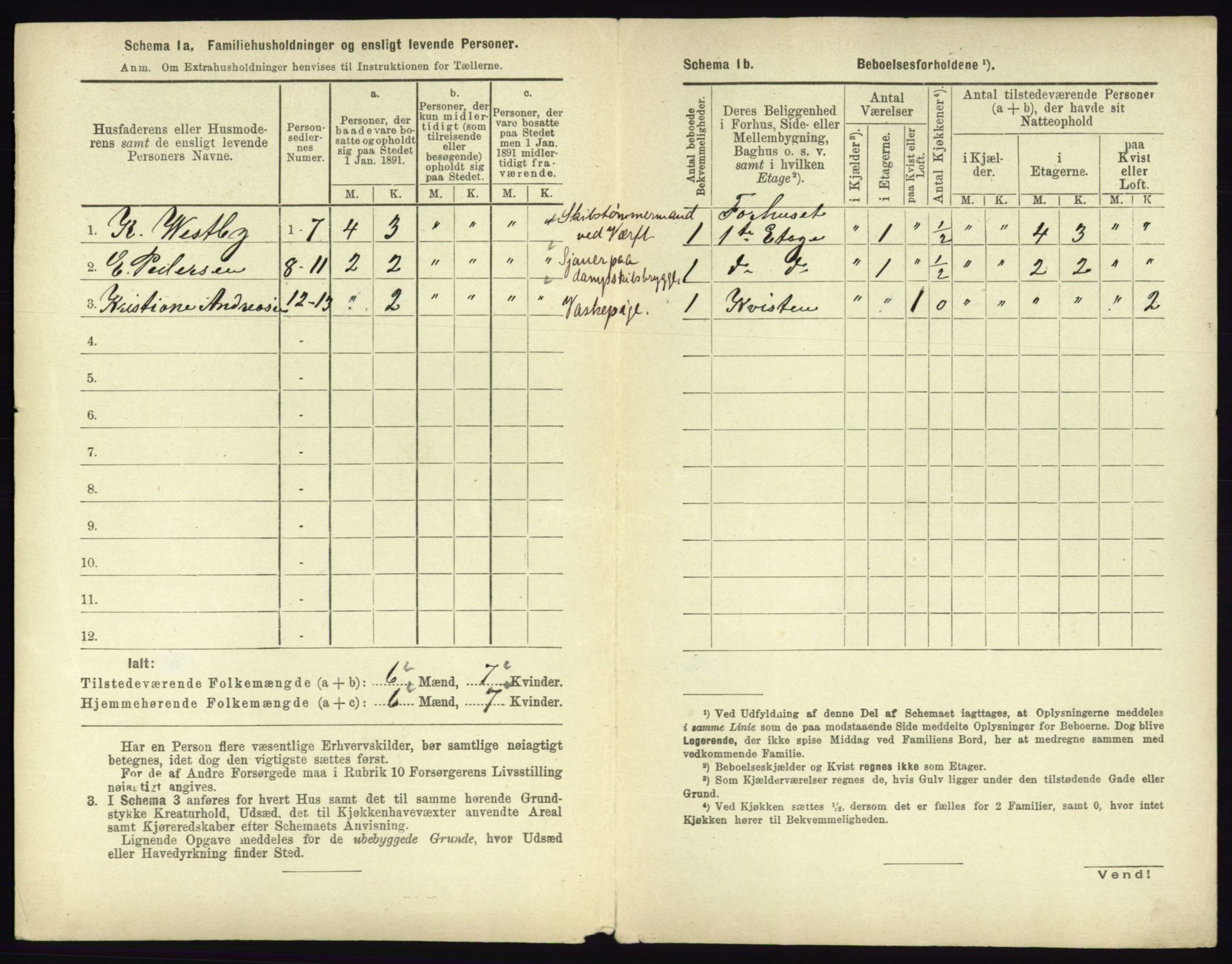 RA, 1891 census for 0602 Drammen, 1891, p. 3412