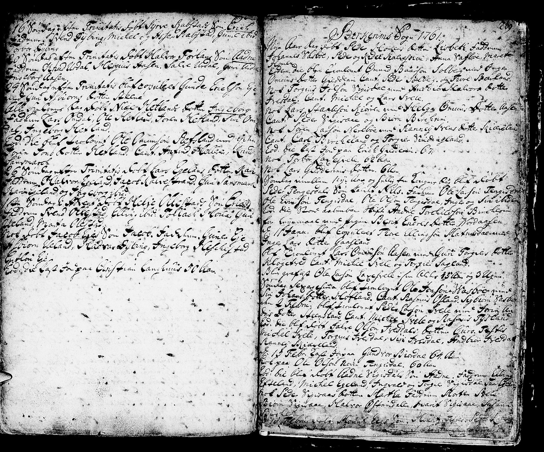 Helleland sokneprestkontor, SAST/A-101810: Parish register (official) no. A 1 /2, 1713-1761, p. 269