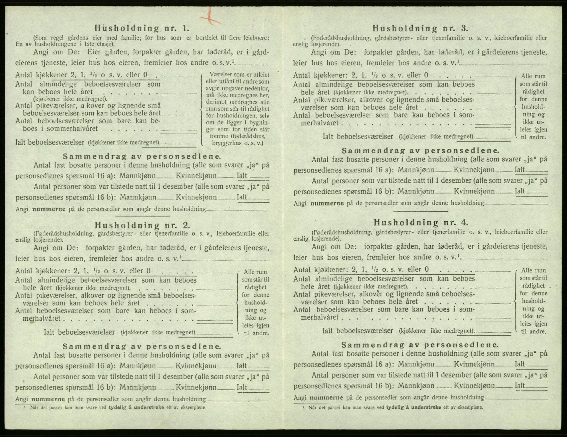 SAB, 1920 census for Fitjar, 1920, p. 349