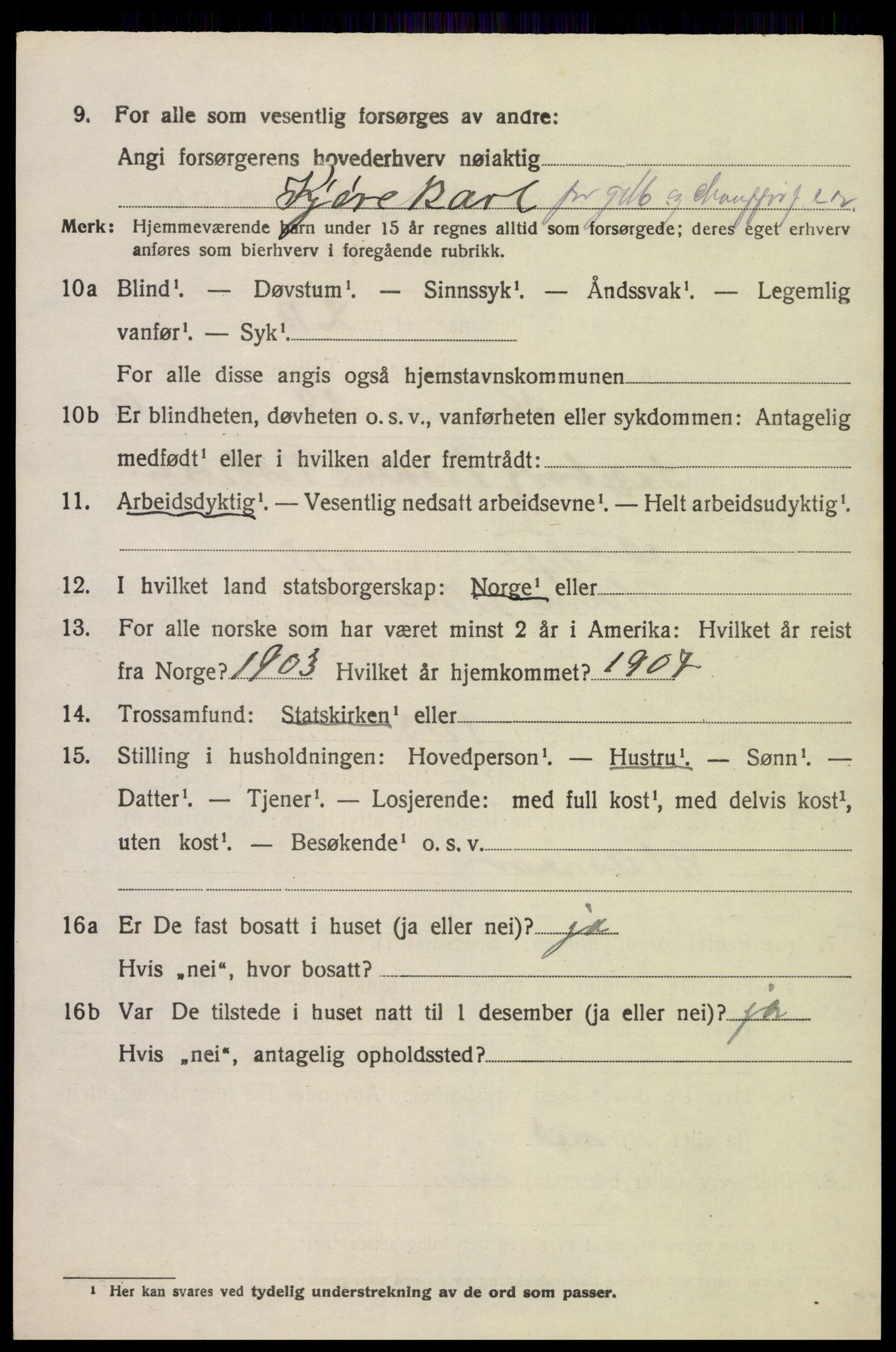 SAK, 1920 census for Søgne, 1920, p. 4398