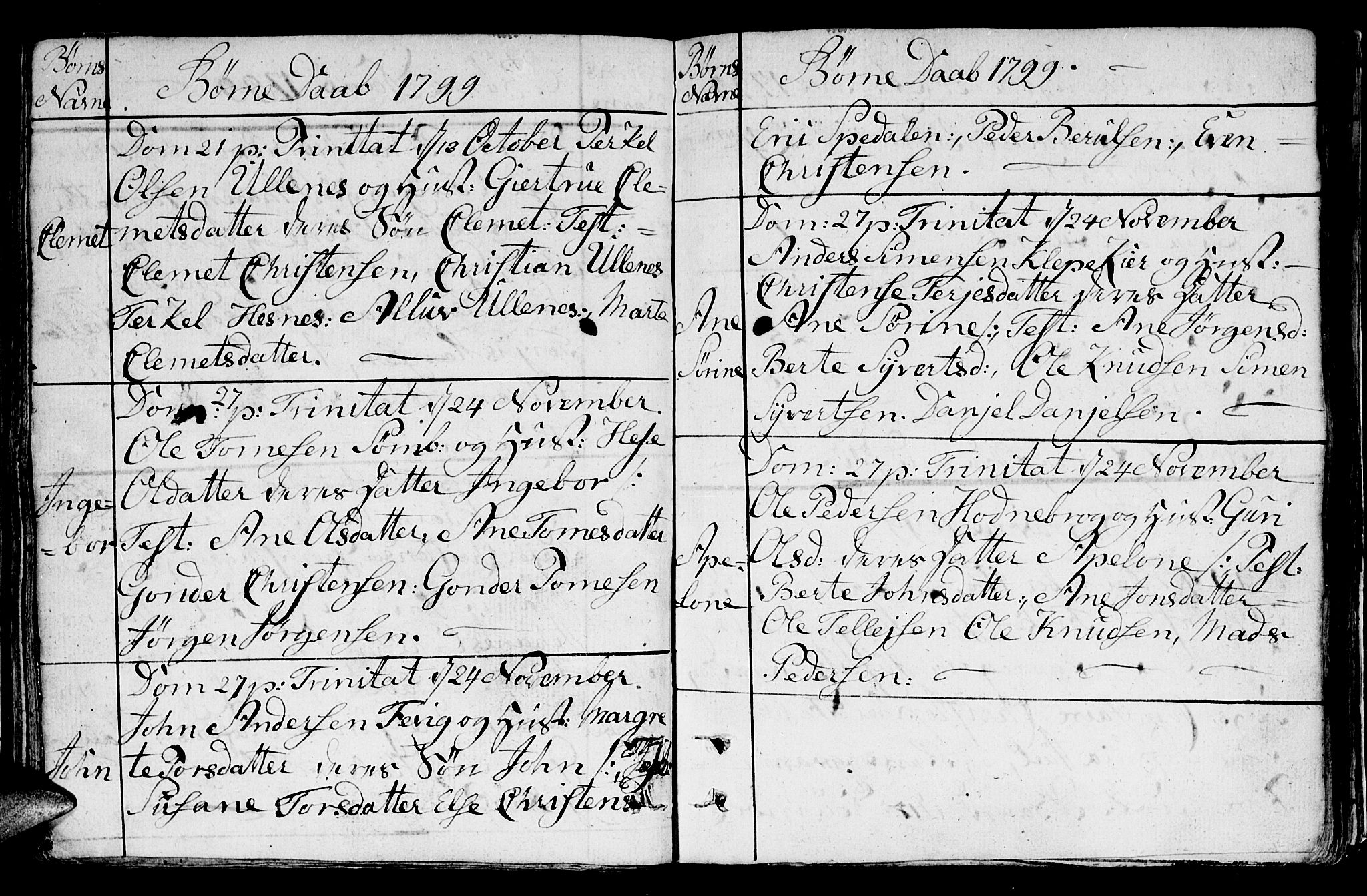 Fjære sokneprestkontor, AV/SAK-1111-0011/F/Fb/L0005: Parish register (copy) no. B 5, 1785-1803, p. 199