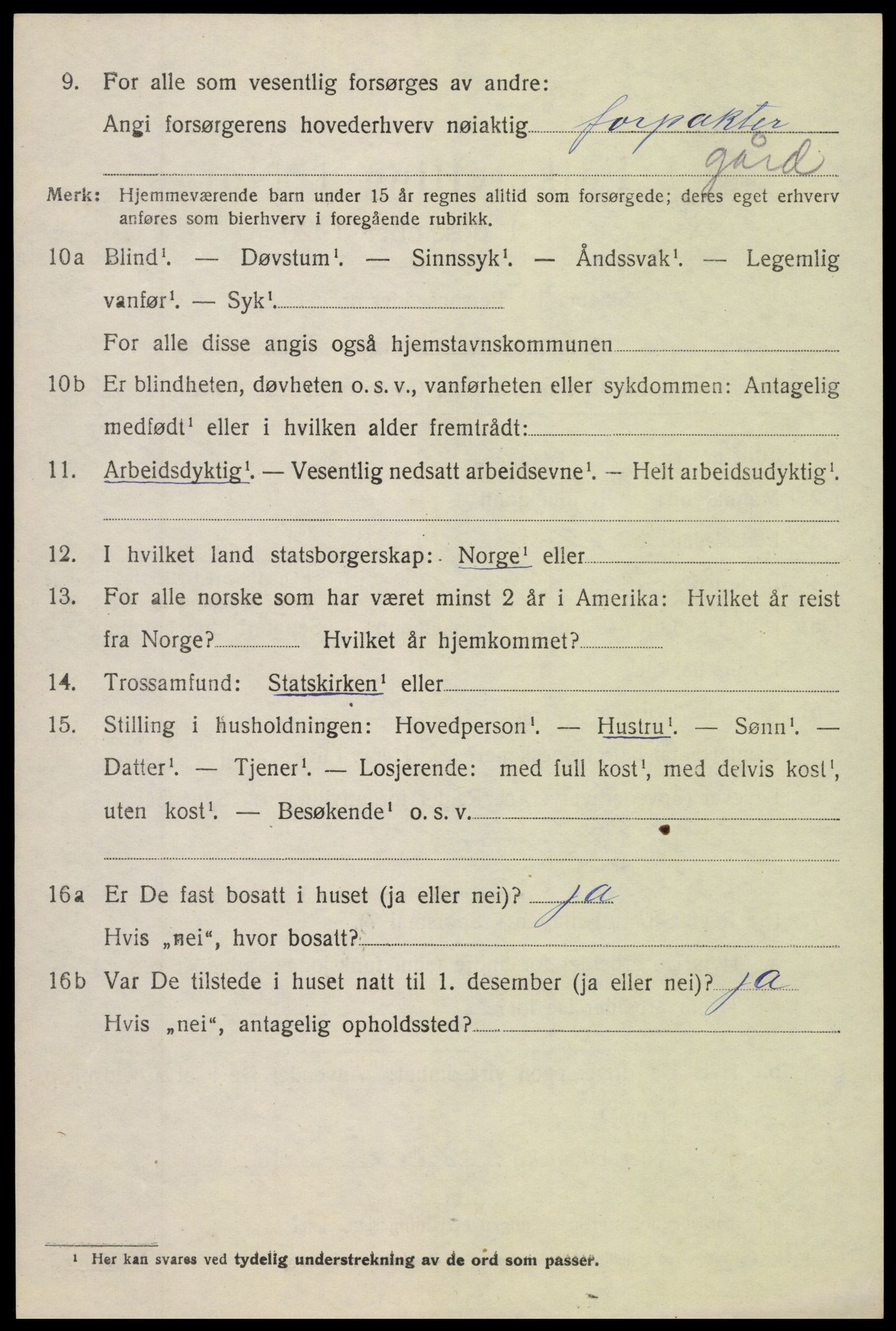 SAH, 1920 census for Sør-Aurdal, 1920, p. 1770