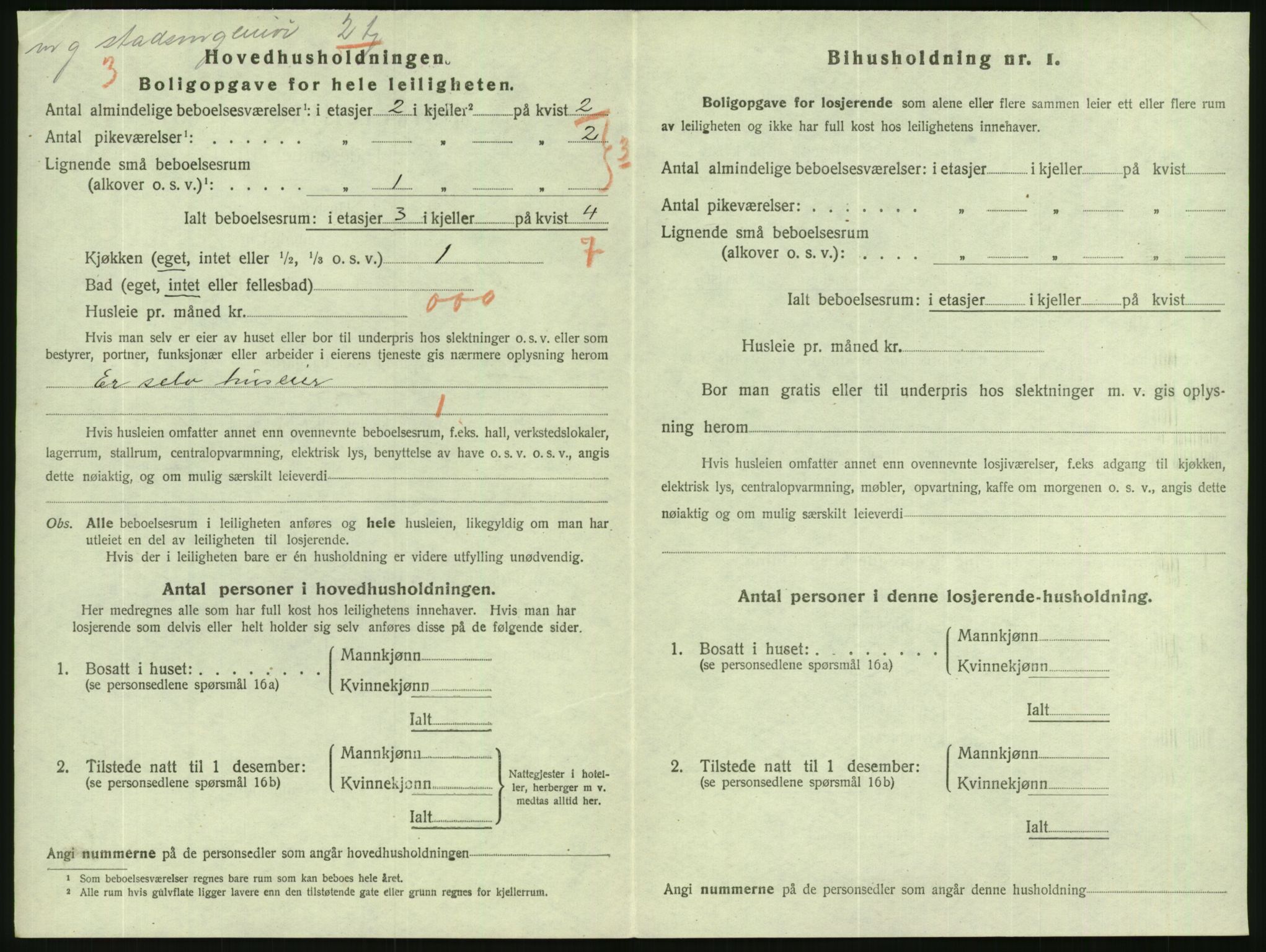 SAK, 1920 census for Grimstad, 1920, p. 1492