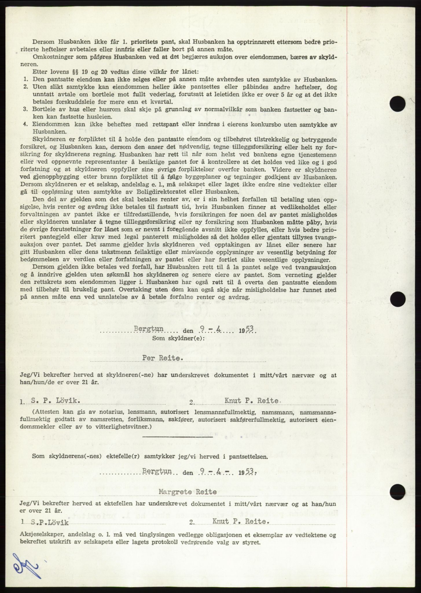 Søre Sunnmøre sorenskriveri, SAT/A-4122/1/2/2C/L0123: Mortgage book no. 11B, 1953-1953, Diary no: : 831/1953