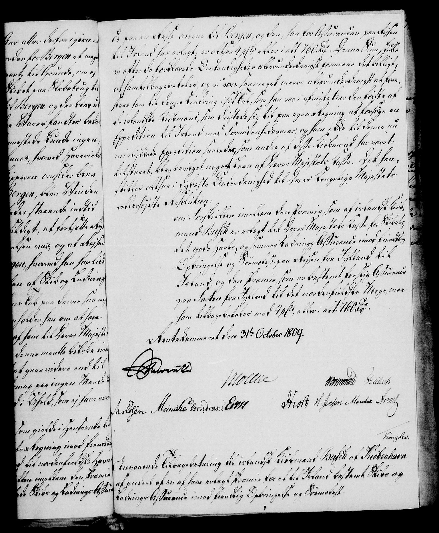 Rentekammeret, Kammerkanselliet, AV/RA-EA-3111/G/Gf/Gfa/L0091: Norsk relasjons- og resolusjonsprotokoll (merket RK 52.91), 1809, p. 365