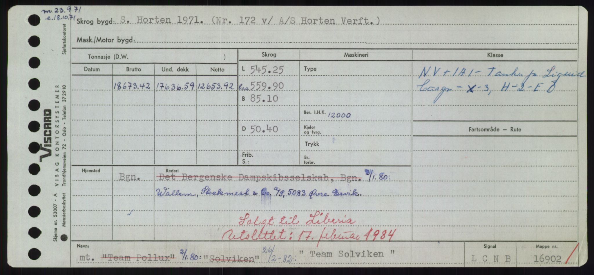 Sjøfartsdirektoratet med forløpere, Skipsmålingen, RA/S-1627/H/Hd/L0038: Fartøy, T-Th, p. 313