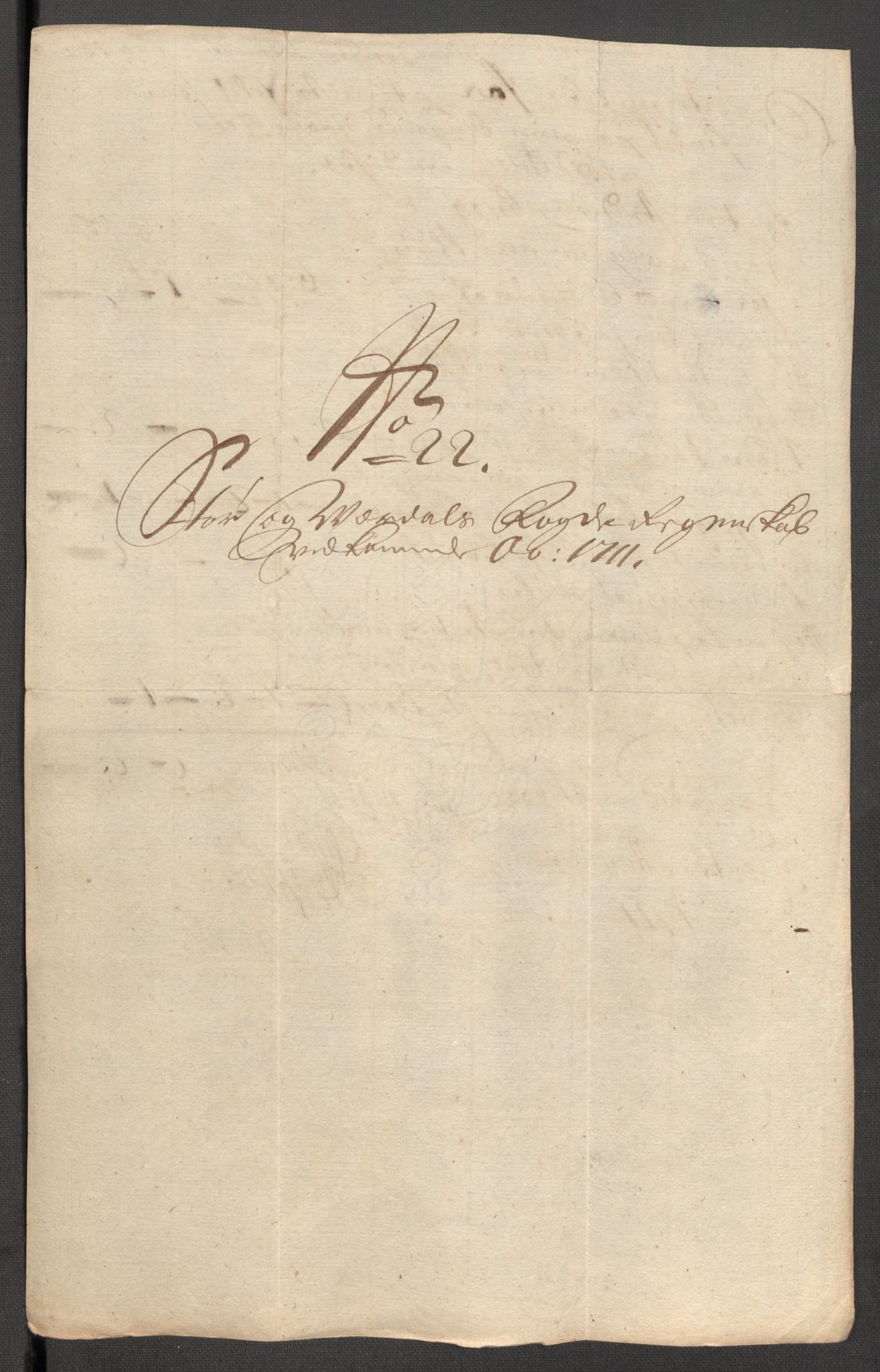 Rentekammeret inntil 1814, Reviderte regnskaper, Fogderegnskap, AV/RA-EA-4092/R62/L4201: Fogderegnskap Stjørdal og Verdal, 1711, p. 498