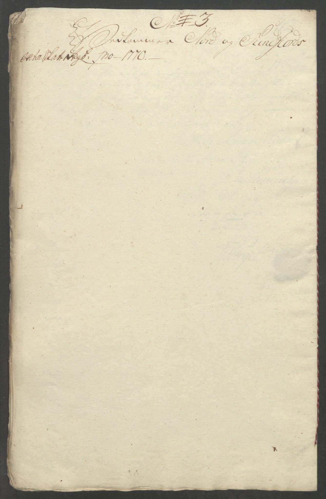 Rentekammeret inntil 1814, Reviderte regnskaper, Fogderegnskap, RA/EA-4092/R53/L3550: Ekstraskatten Sunn- og Nordfjord, 1762-1771, p. 316