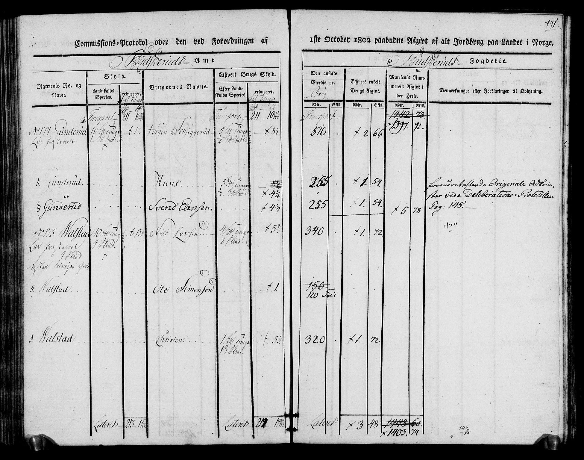 Rentekammeret inntil 1814, Realistisk ordnet avdeling, AV/RA-EA-4070/N/Ne/Nea/L0064: Buskerud fogderi. Kommisjonsprotokoll for Lier prestegjeld, 1803, p. 92