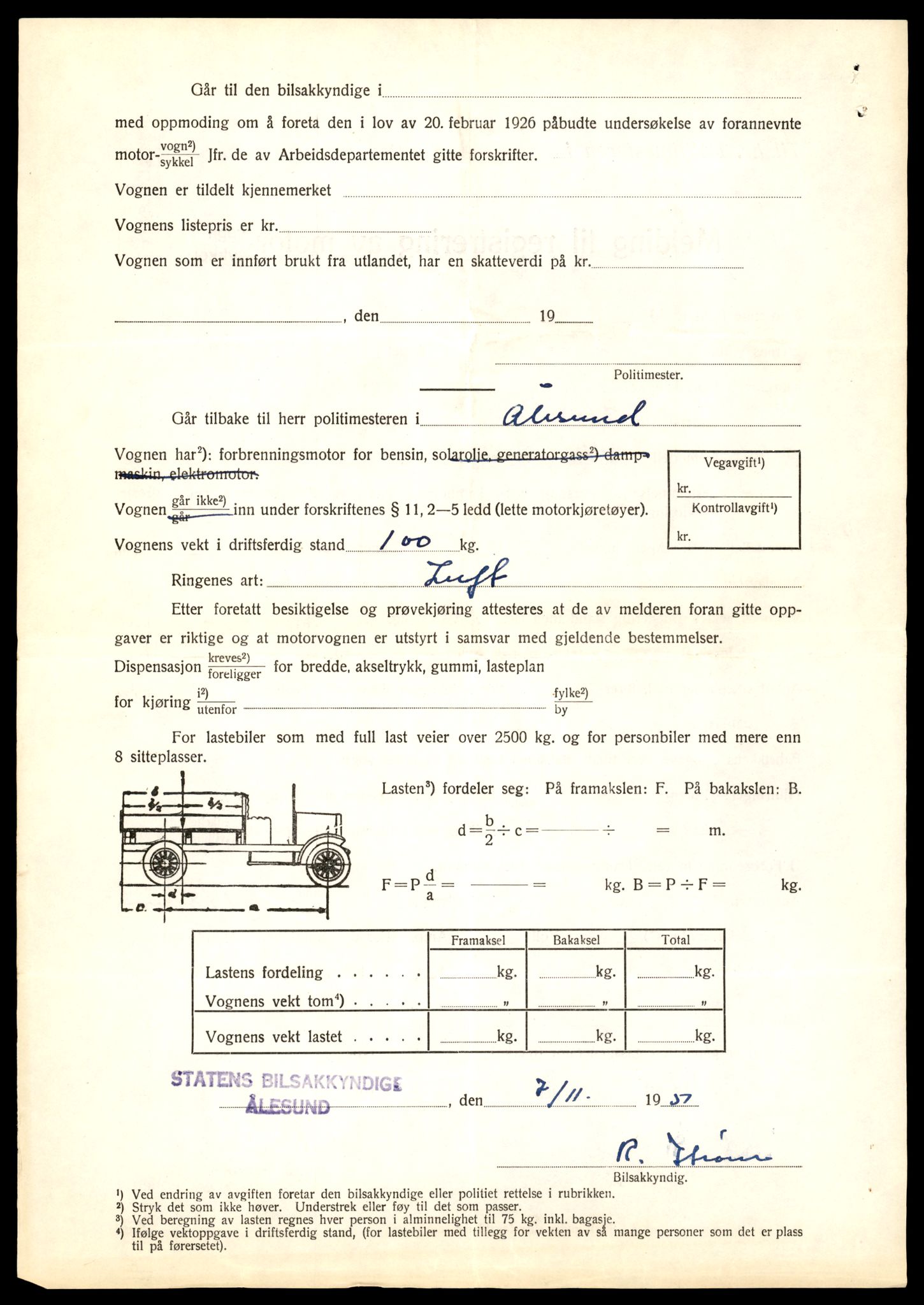 Møre og Romsdal vegkontor - Ålesund trafikkstasjon, SAT/A-4099/F/Fe/L0030: Registreringskort for kjøretøy T 11620 - T 11799, 1927-1998, p. 1394