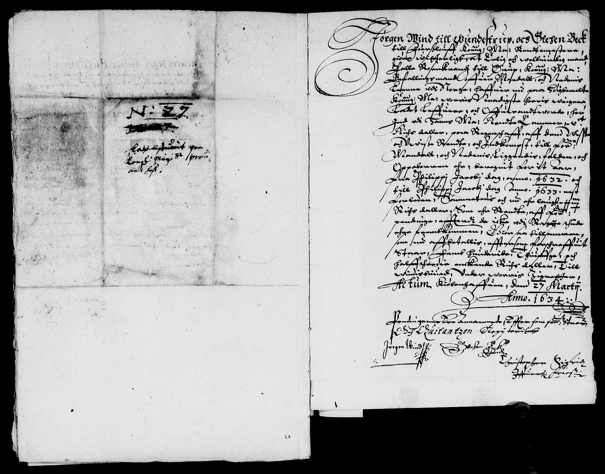 Rentekammeret inntil 1814, Reviderte regnskaper, Lensregnskaper, AV/RA-EA-5023/R/Rb/Rbq/L0021: Nedenes len. Mandals len. Råbyggelag., 1631-1633