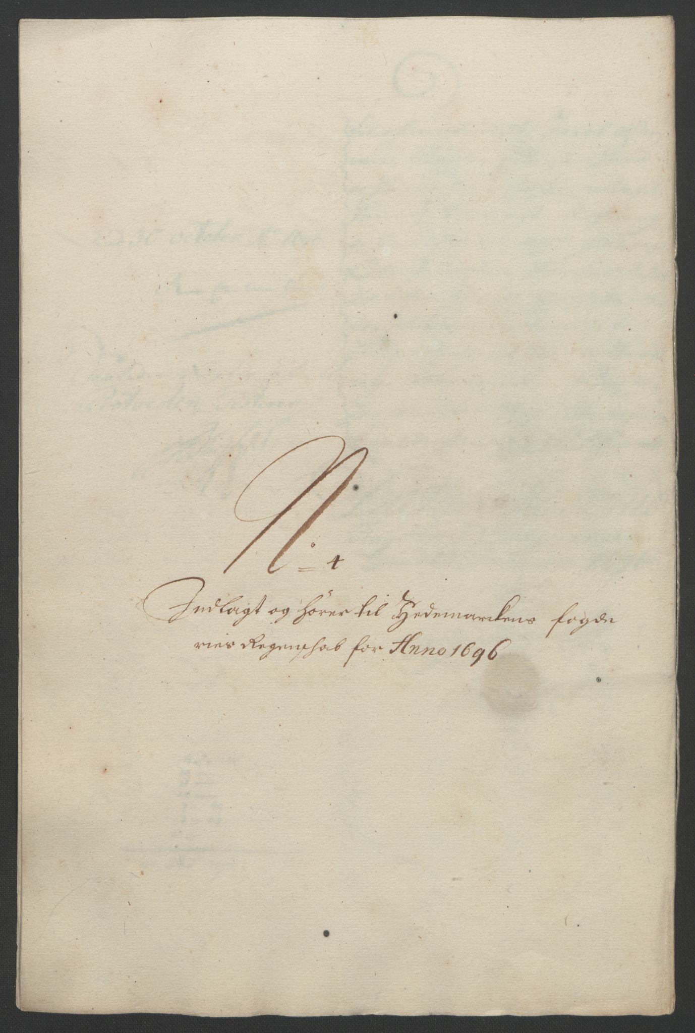 Rentekammeret inntil 1814, Reviderte regnskaper, Fogderegnskap, RA/EA-4092/R16/L1036: Fogderegnskap Hedmark, 1695-1696, p. 325