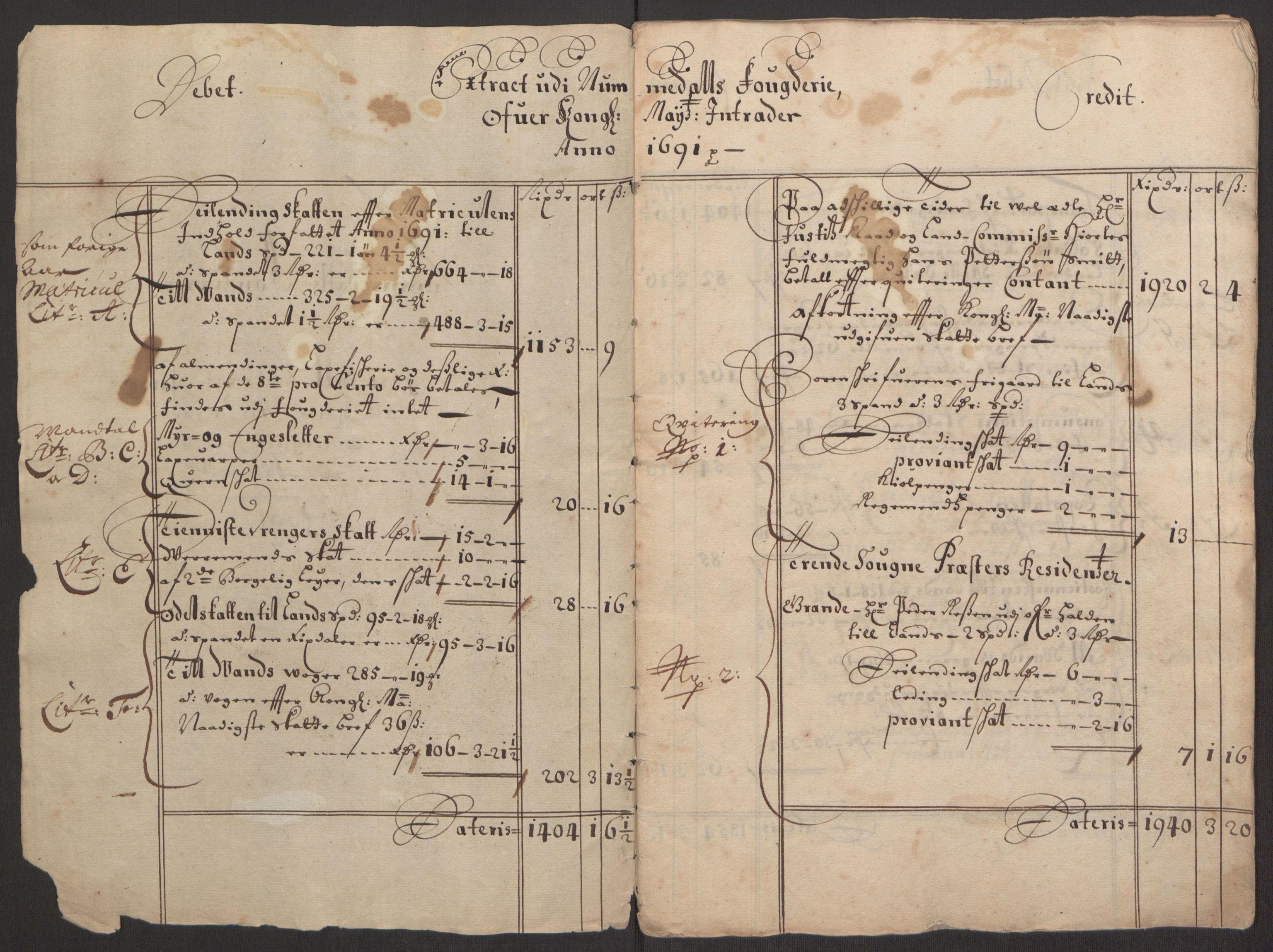 Rentekammeret inntil 1814, Reviderte regnskaper, Fogderegnskap, RA/EA-4092/R64/L4423: Fogderegnskap Namdal, 1690-1691, p. 131