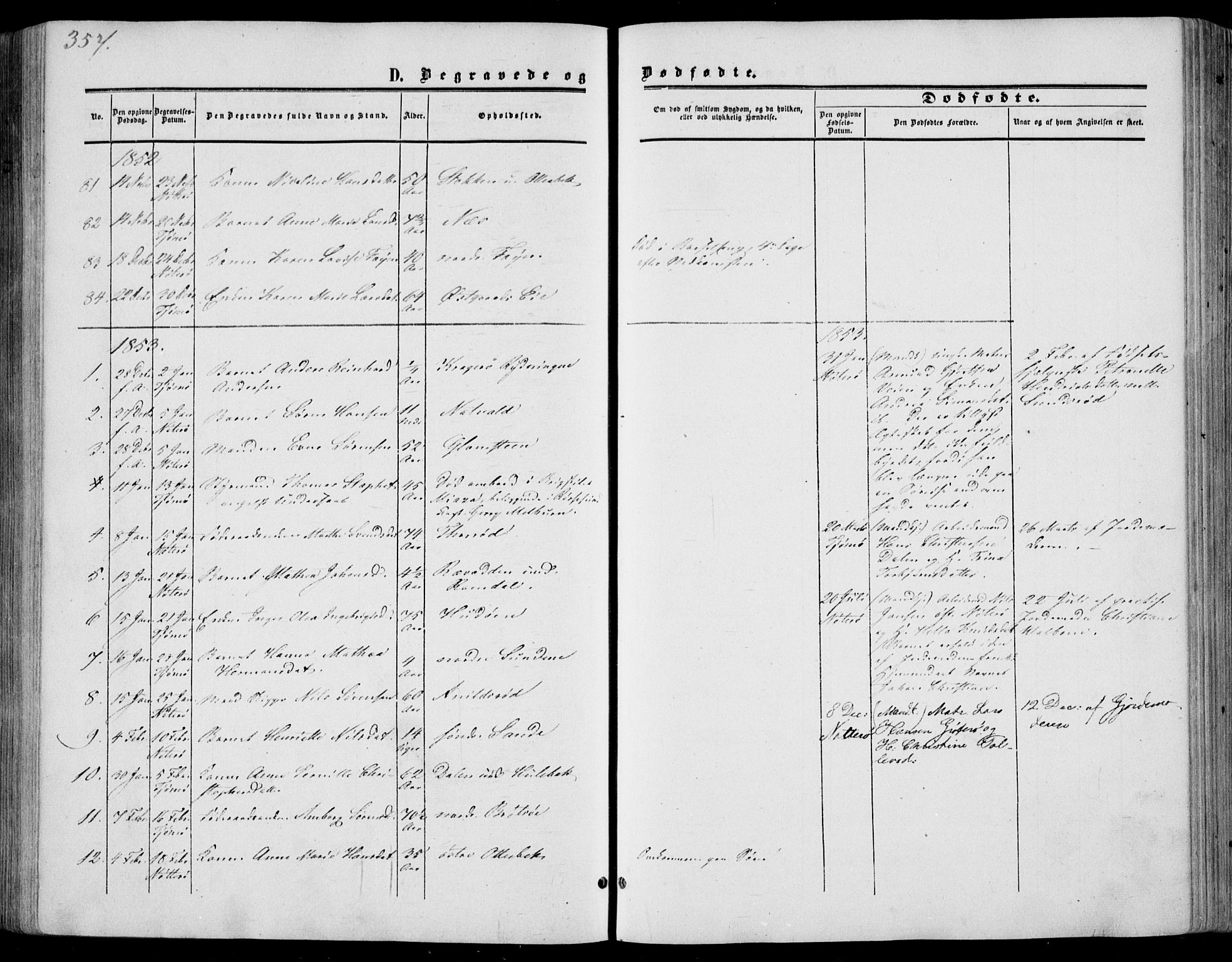 Nøtterøy kirkebøker, AV/SAKO-A-354/F/Fa/L0006: Parish register (official) no. I 6, 1852-1864, p. 357