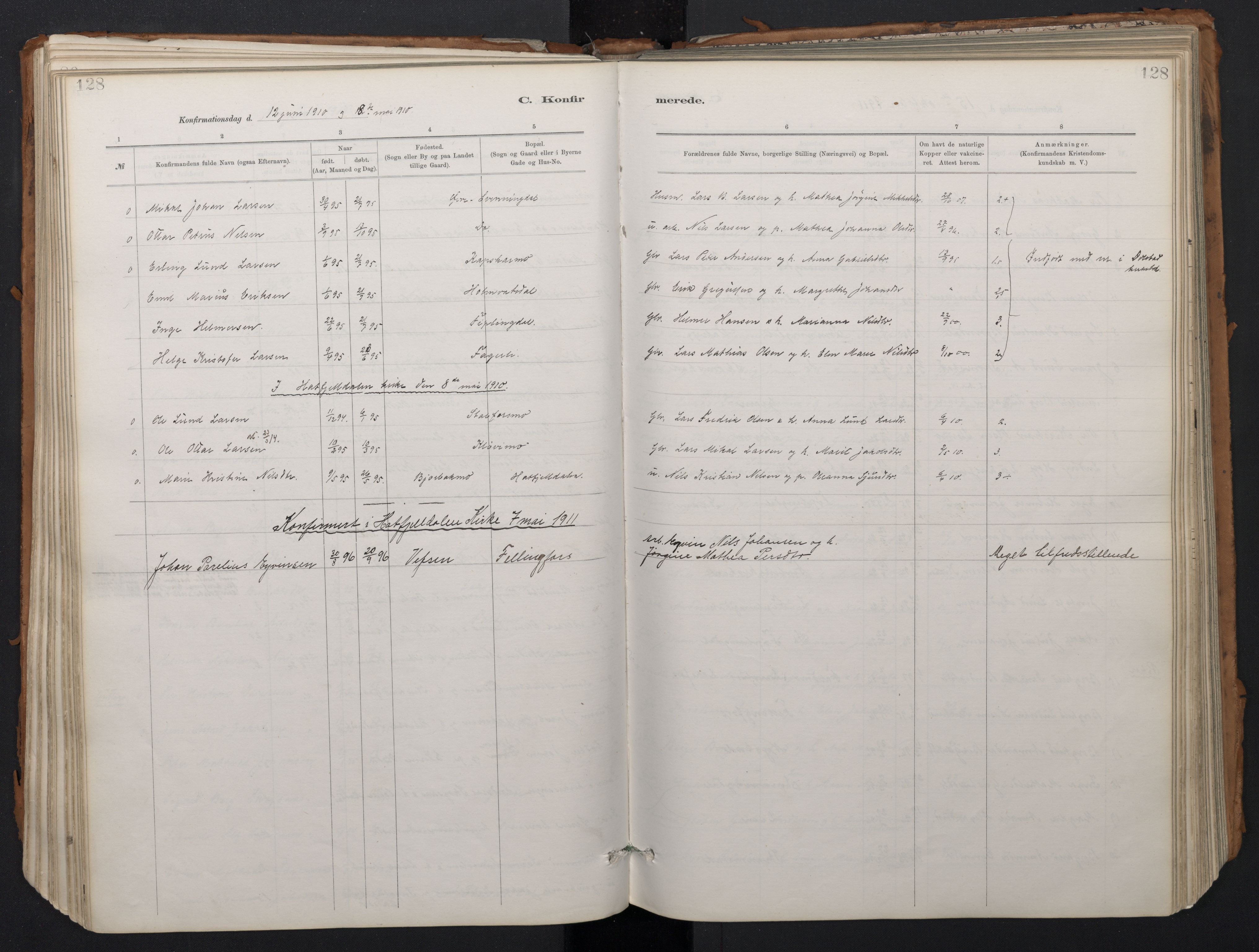 Ministerialprotokoller, klokkerbøker og fødselsregistre - Nordland, SAT/A-1459/824/L0338: Parish register (official) no. 824A01, 1880-1915, p. 128