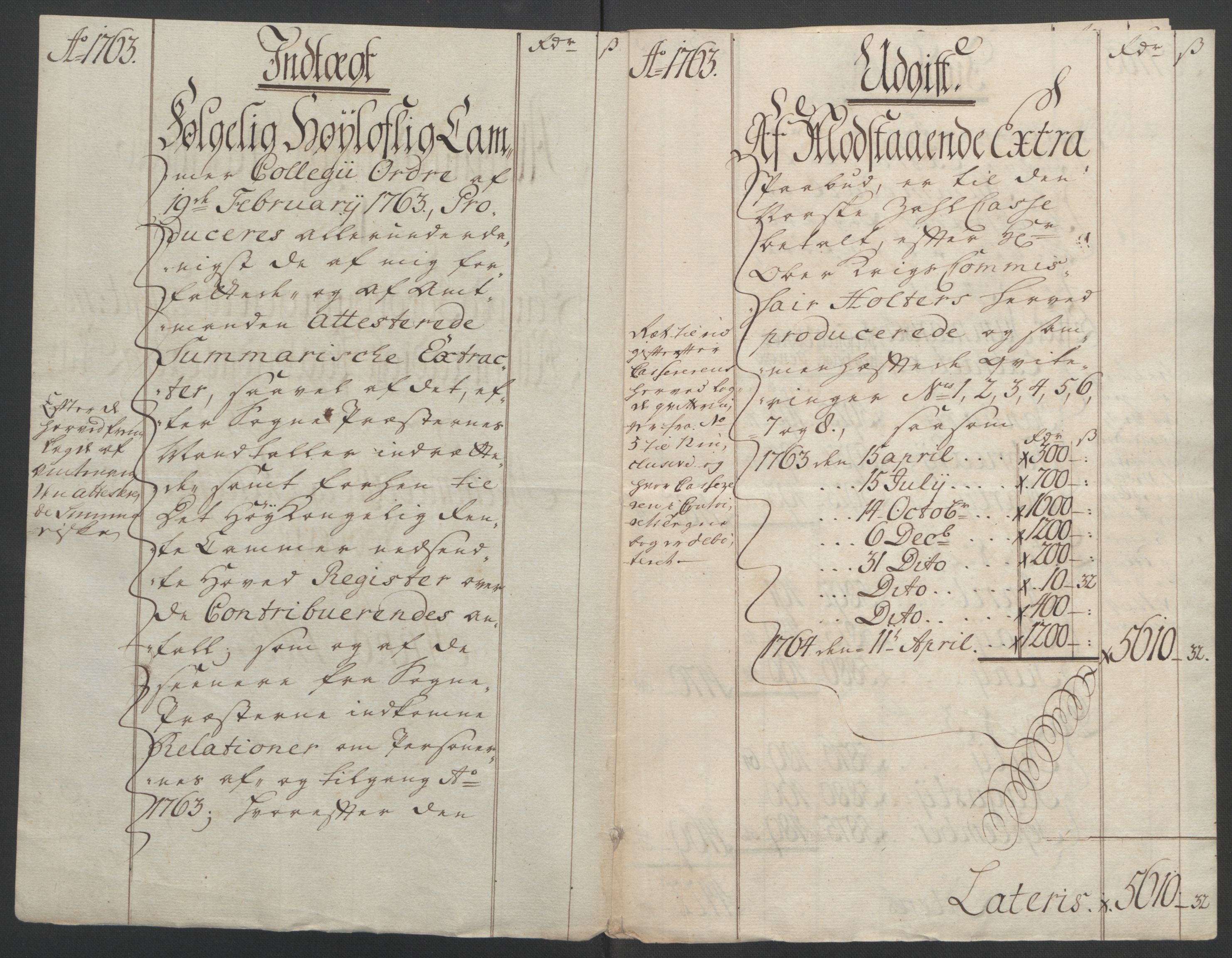 Rentekammeret inntil 1814, Reviderte regnskaper, Fogderegnskap, RA/EA-4092/R24/L1672: Ekstraskatten Numedal og Sandsvær, 1762-1767, p. 126