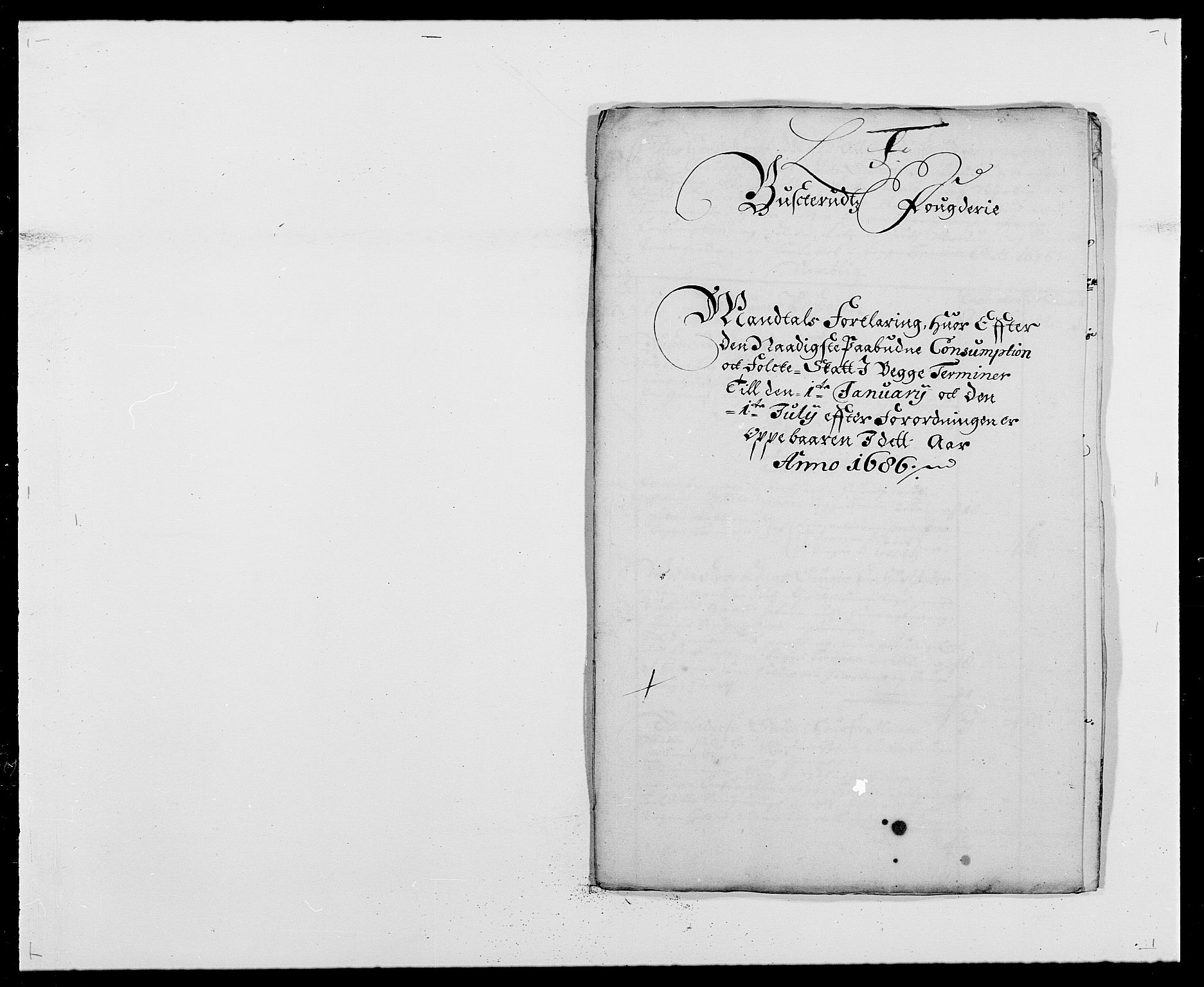 Rentekammeret inntil 1814, Reviderte regnskaper, Fogderegnskap, RA/EA-4092/R25/L1678: Fogderegnskap Buskerud, 1685-1686, p. 342