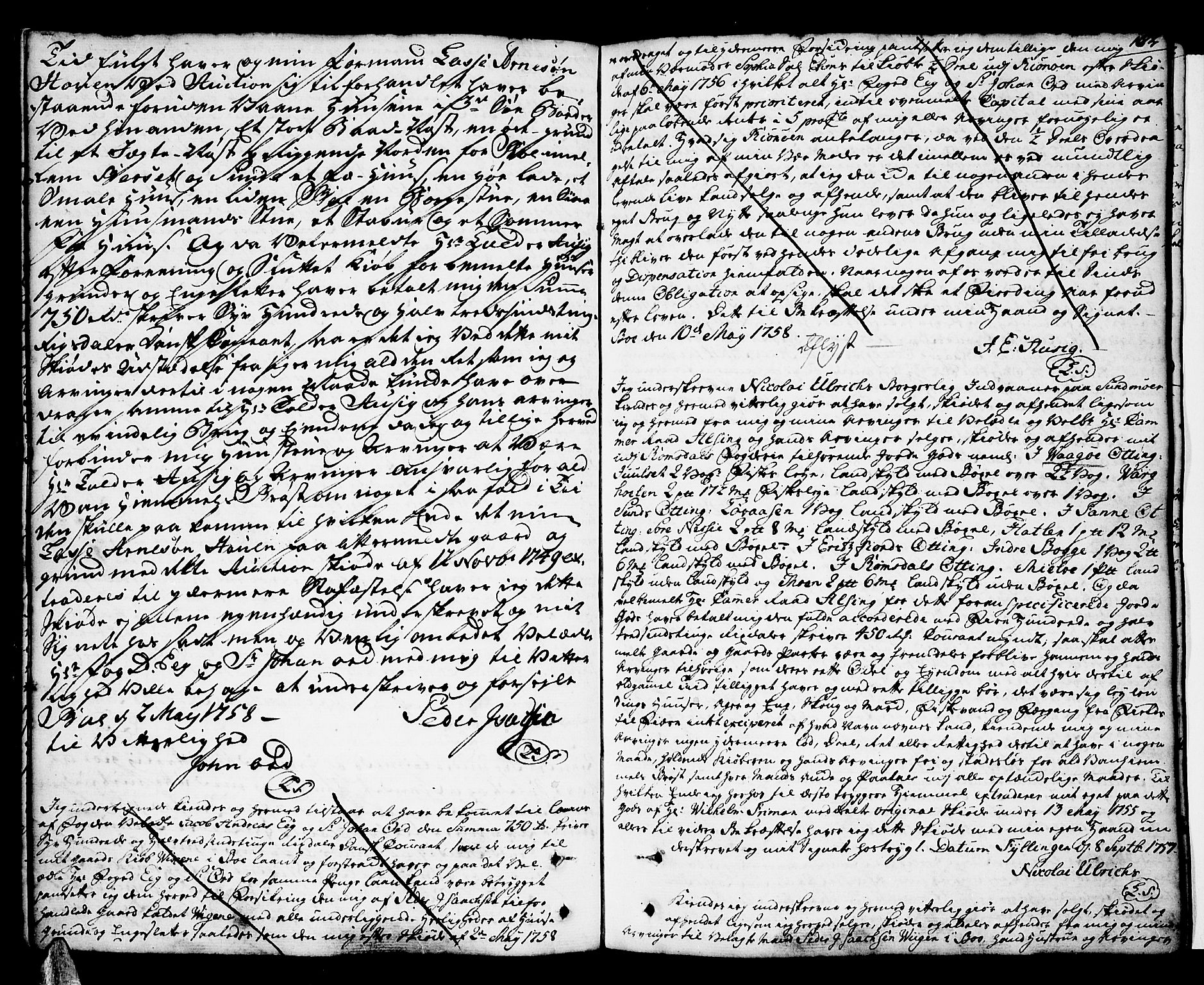 Romsdal sorenskriveri, SAT/A-4149/1/2/2C/L0003: Mortgage book no. 3, 1747-1767, p. 182