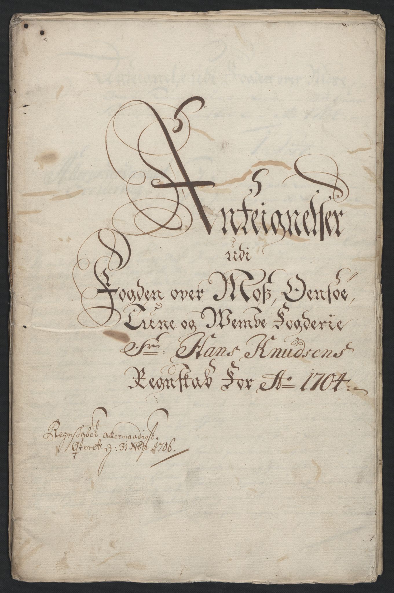 Rentekammeret inntil 1814, Reviderte regnskaper, Fogderegnskap, AV/RA-EA-4092/R04/L0132: Fogderegnskap Moss, Onsøy, Tune, Veme og Åbygge, 1703-1704, p. 597