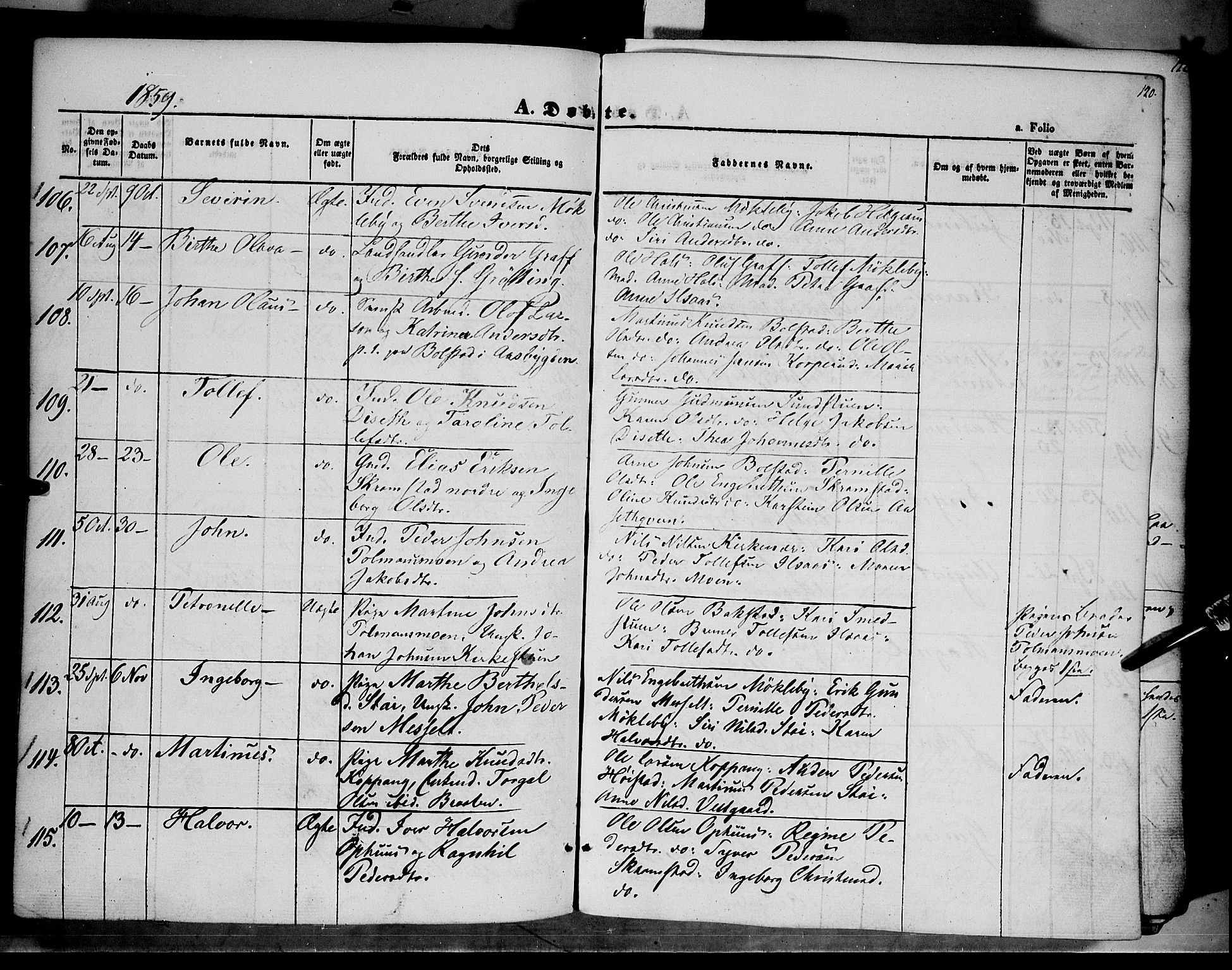 Åmot prestekontor, Hedmark, AV/SAH-PREST-056/H/Ha/Haa/L0006: Parish register (official) no. 6, 1842-1861, p. 120