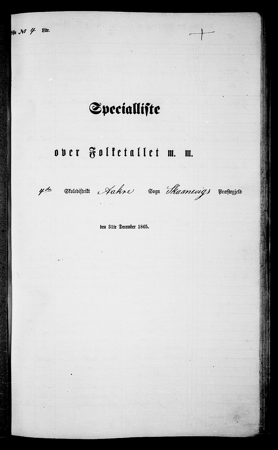 RA, 1865 census for Skånevik, 1865, p. 63